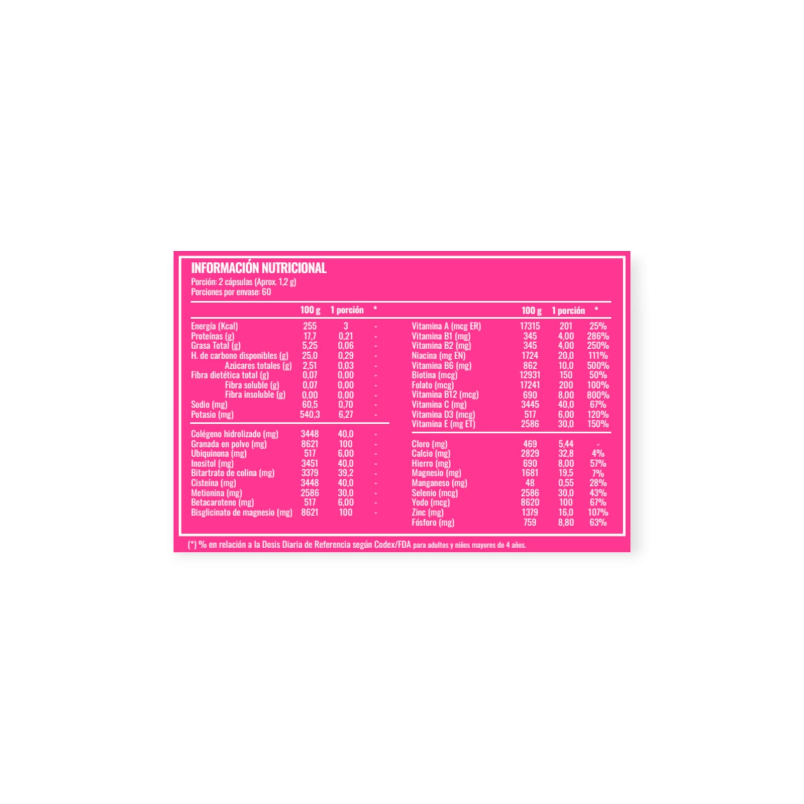MULTIVITAMINICO FOR WOMEN 120 CAPSULAS - STRONGEST - 2