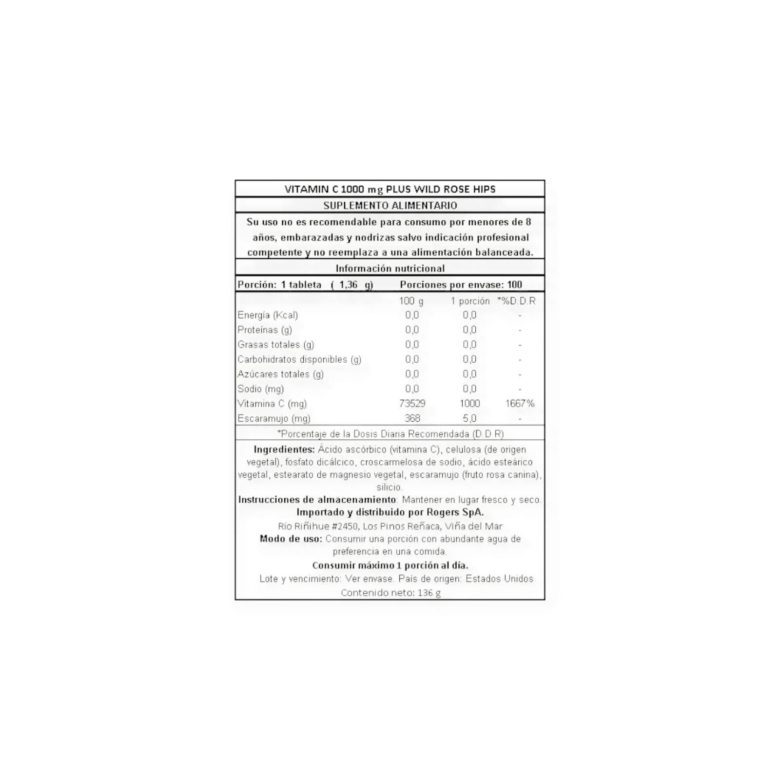 VITAMINA NATURE'S TRUTH C 1000 MG CAPSULAS 100 UN - 2
