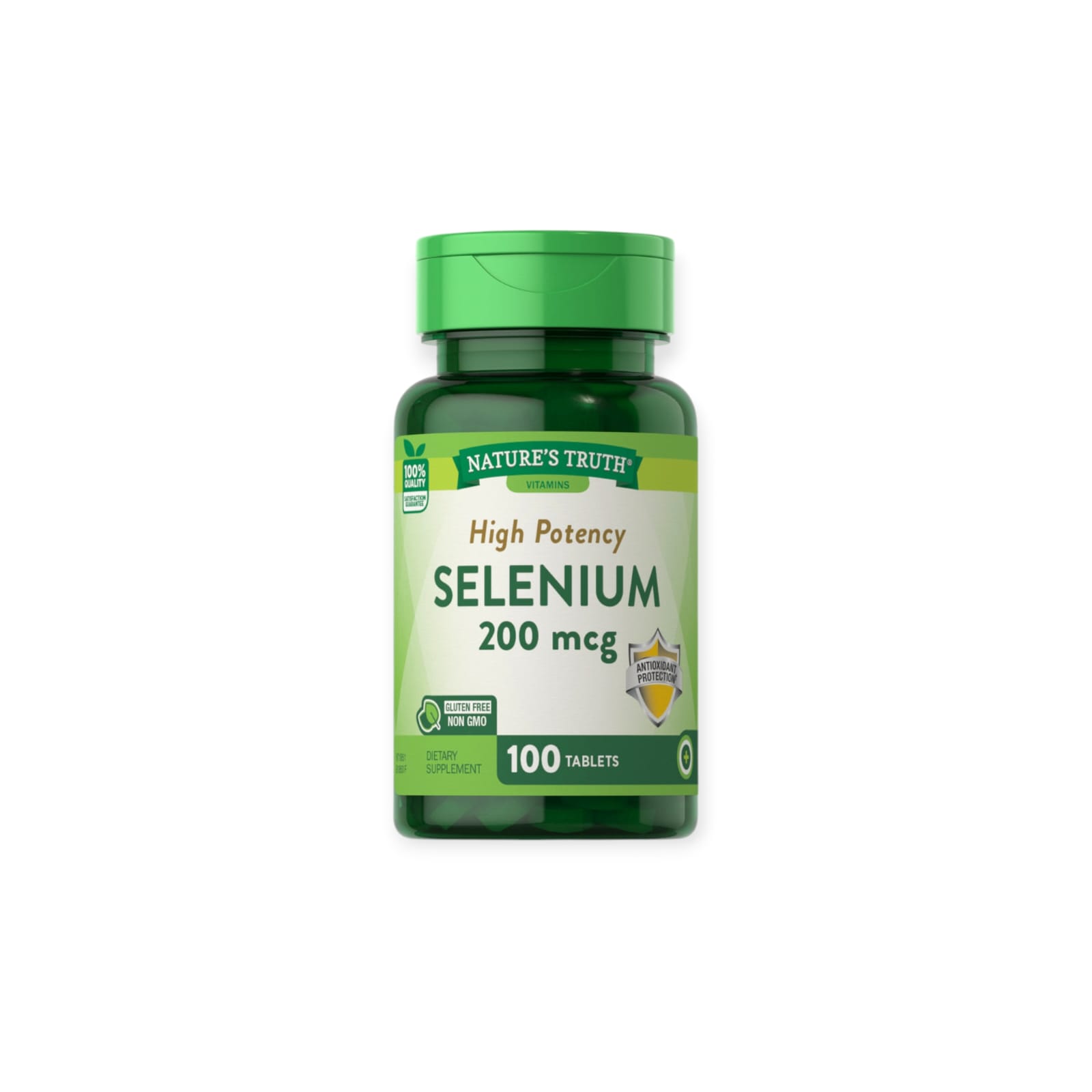 SELENIO NATURE'S TRUTH 200 MCG TABLETAS 100 UN - 1