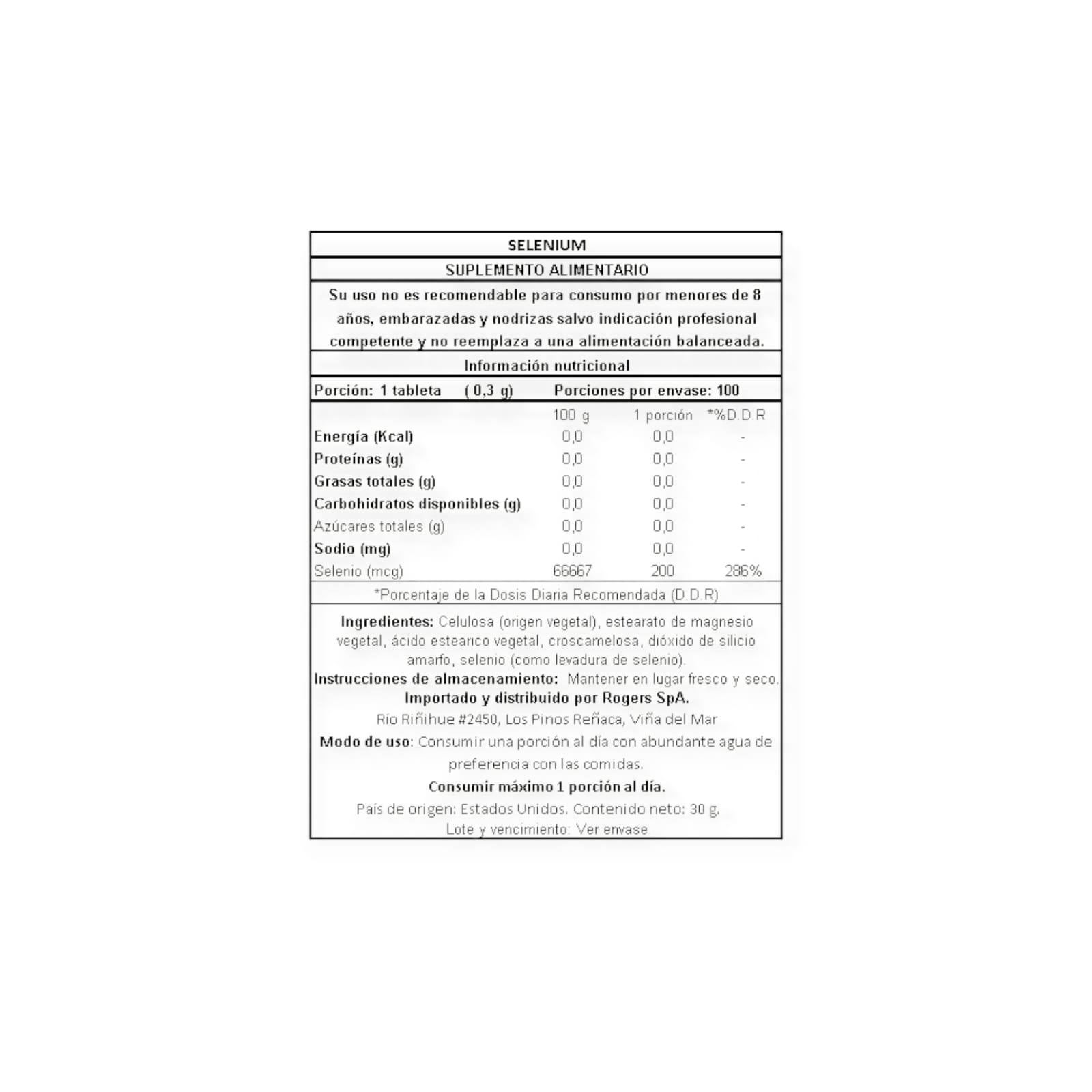 SELENIO NATURE'S TRUTH 200 MCG TABLETAS 100 UN - 2