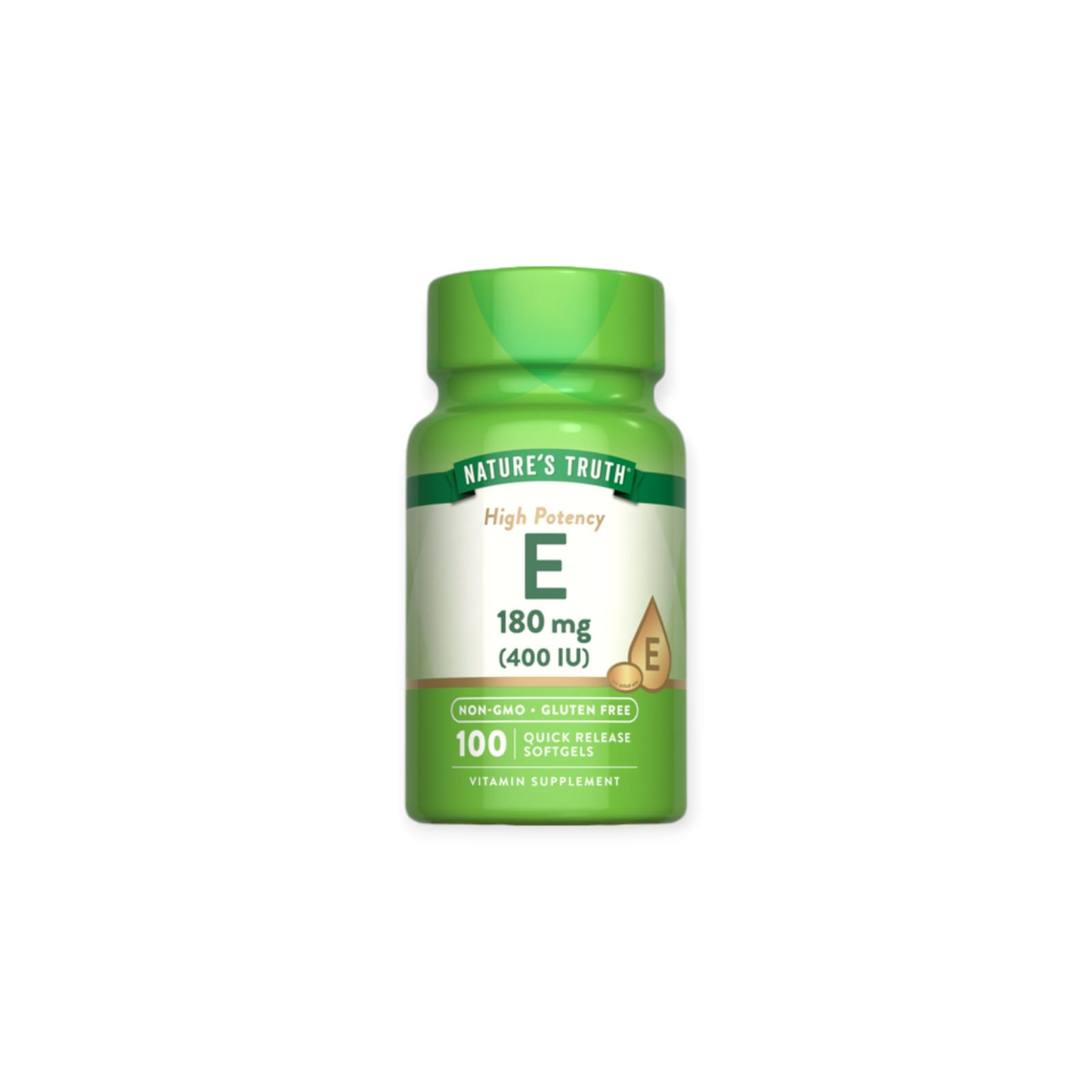 VITAMINA NATURE'S TRUTH E 180 MG 400 IU SOFTGELS 100 UN - 1