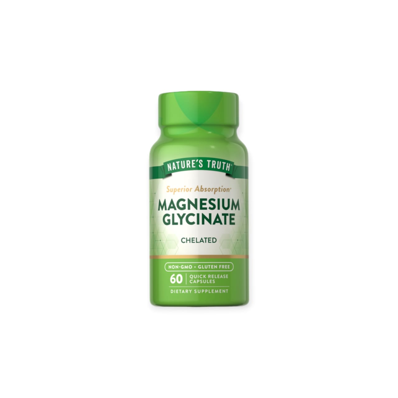 MAGNESIO NATURE'S TRUTH GLYCINATE 200 MG CAPSULAS 60 UN - 1