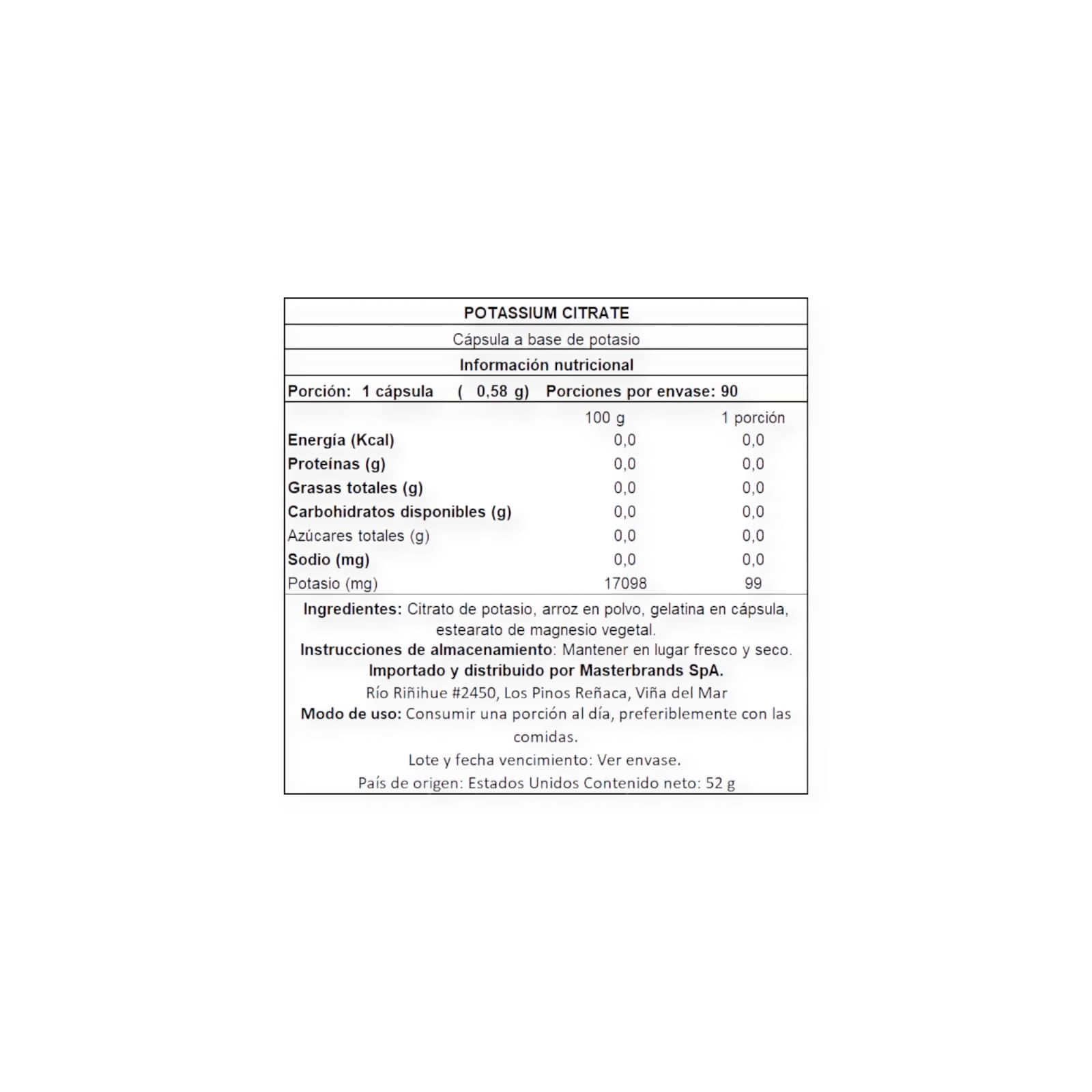 POTASIO NATURE'S TRUTH CITRATO 275 MG CAPSULAS 90 UN - 2