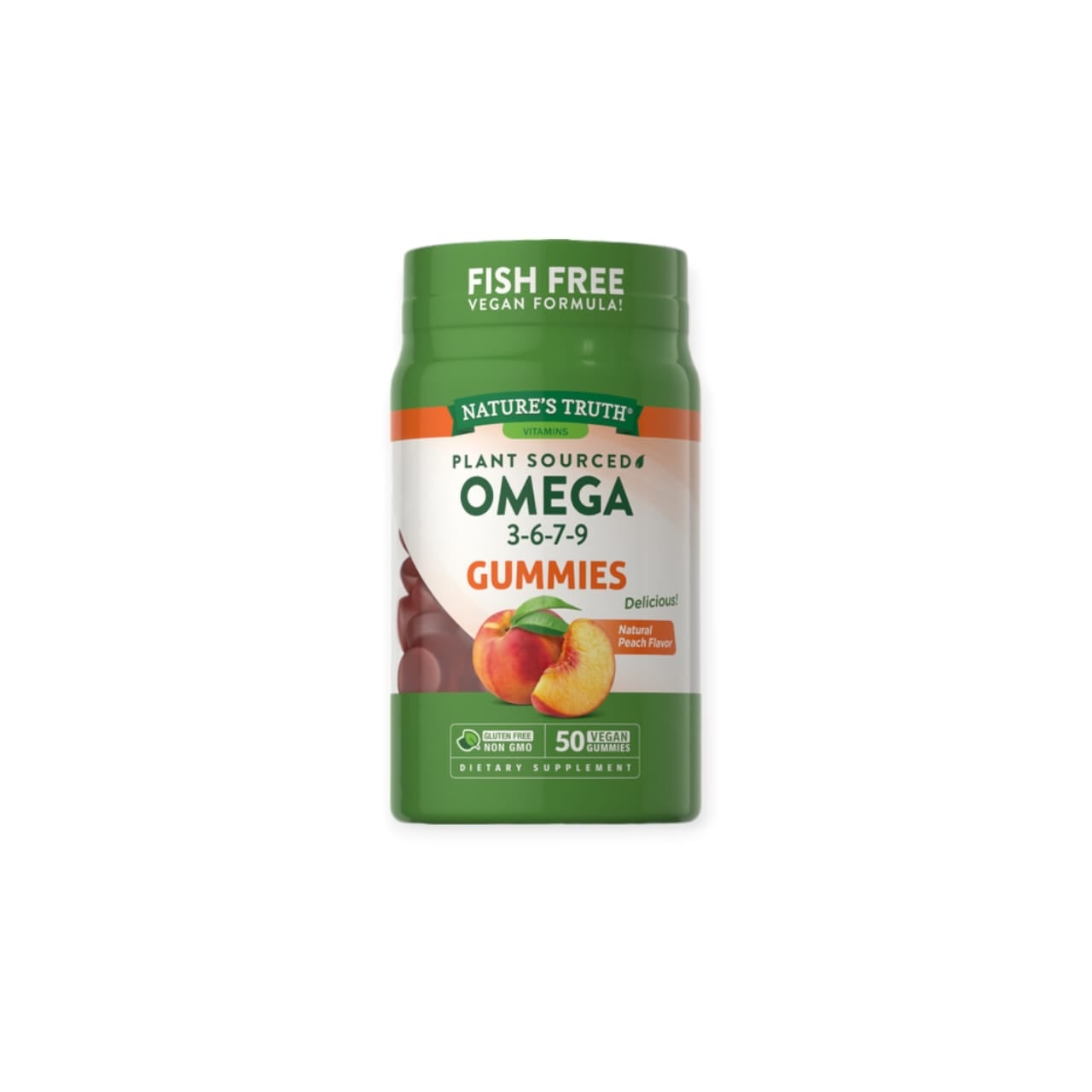 OMEGA 3-6-7-9 NATURE'S TRUTH VEGANO GOMITAS 50 UN - 1