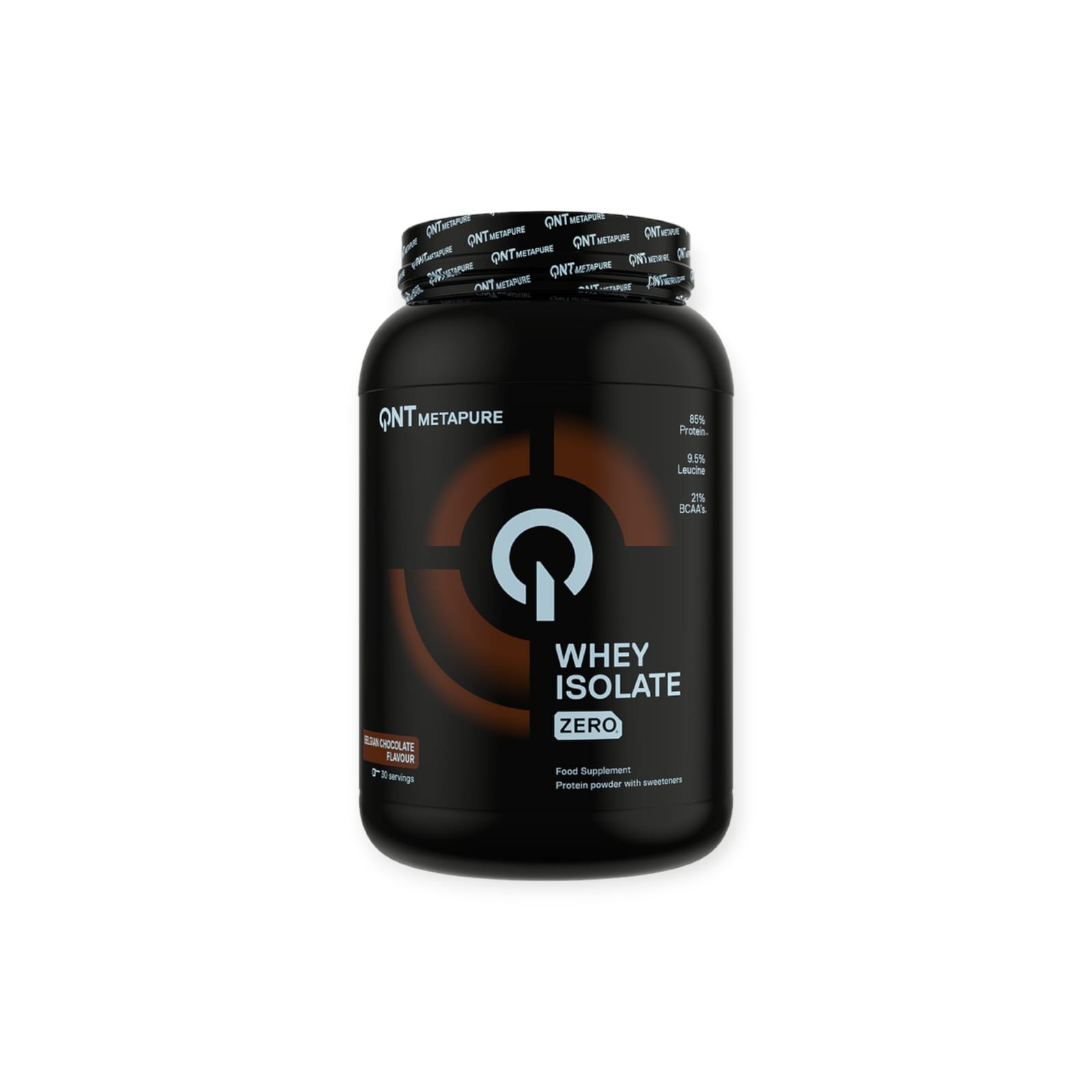PROTEÍNA QNT METAPURE ISO WHEY ZERO BELGIAN CHOCOLATE 908GR - 1