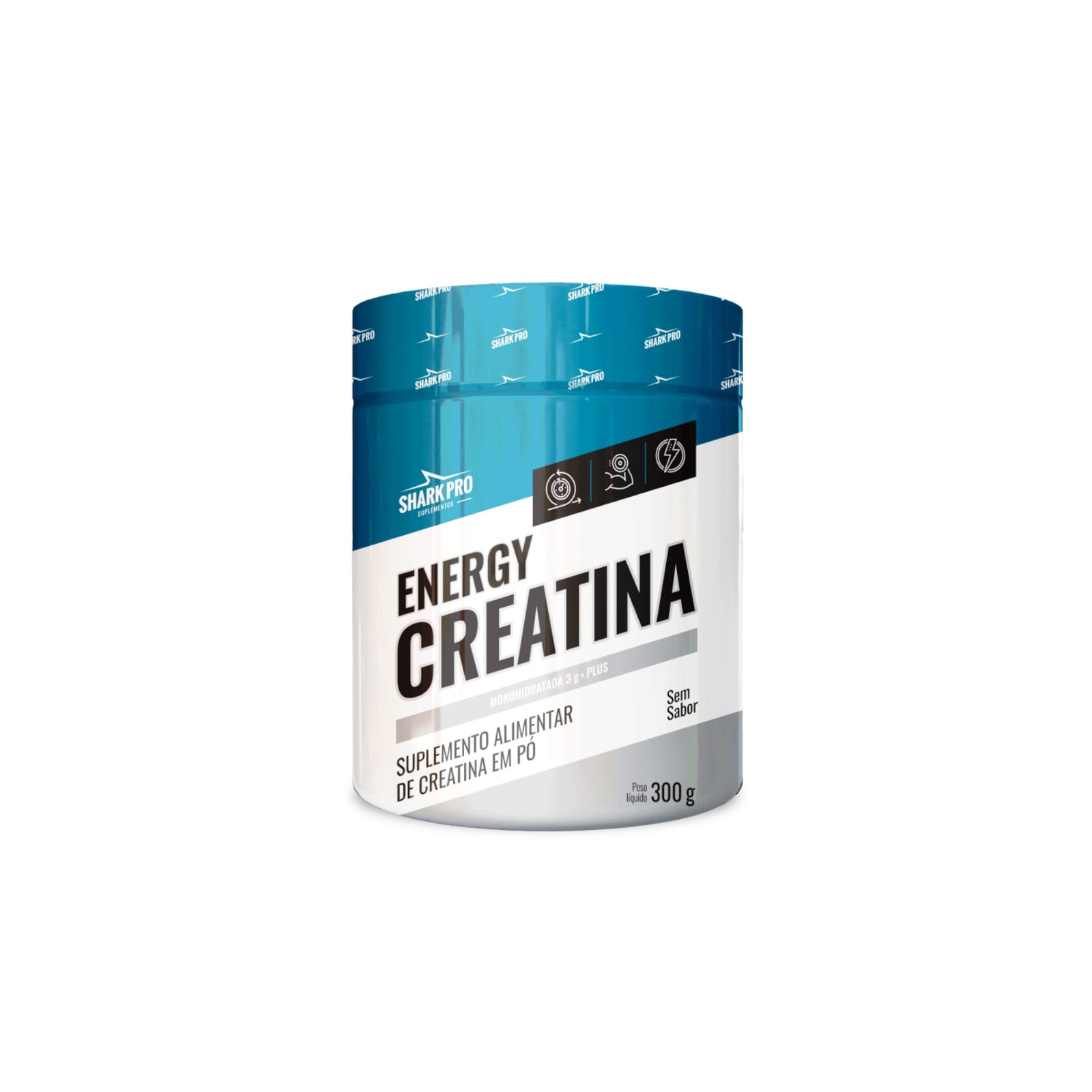 CREATINA SHARK ENERGY 30 SV SIN SABOR PRO 300 GR - 1