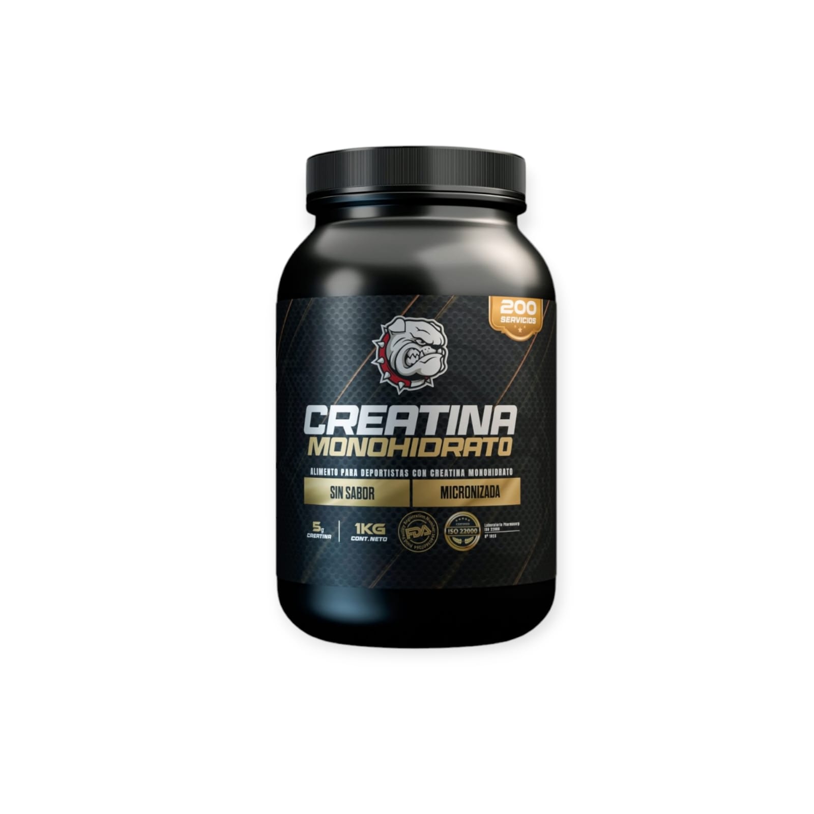 CREATINA MONOHIDRATADA SIN SABOR STRONGEST 1 KG - 1