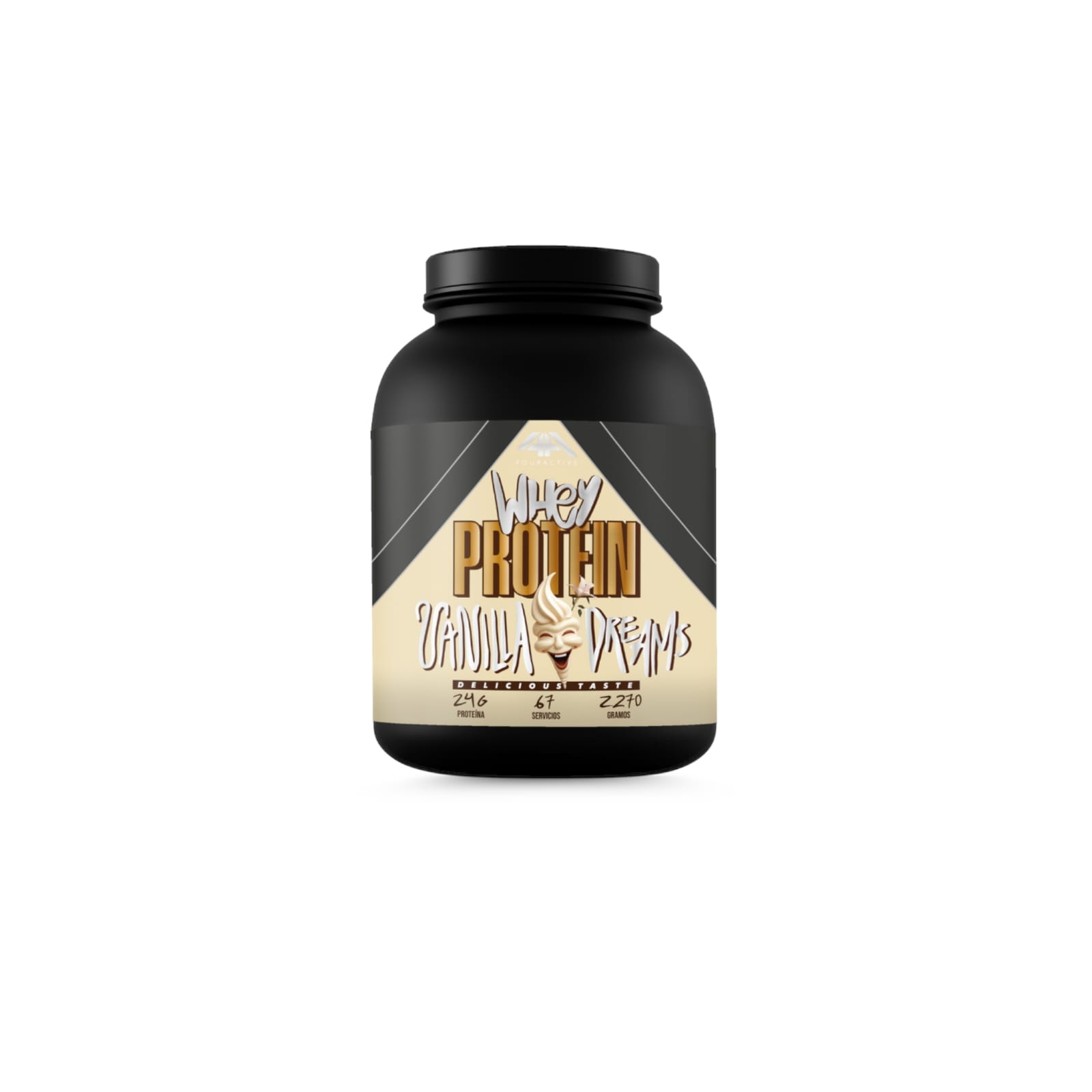 PROTEINA WHEY PROTEIN VAINILLA DREAMS 4ACTIVE 2.270 GR - 1