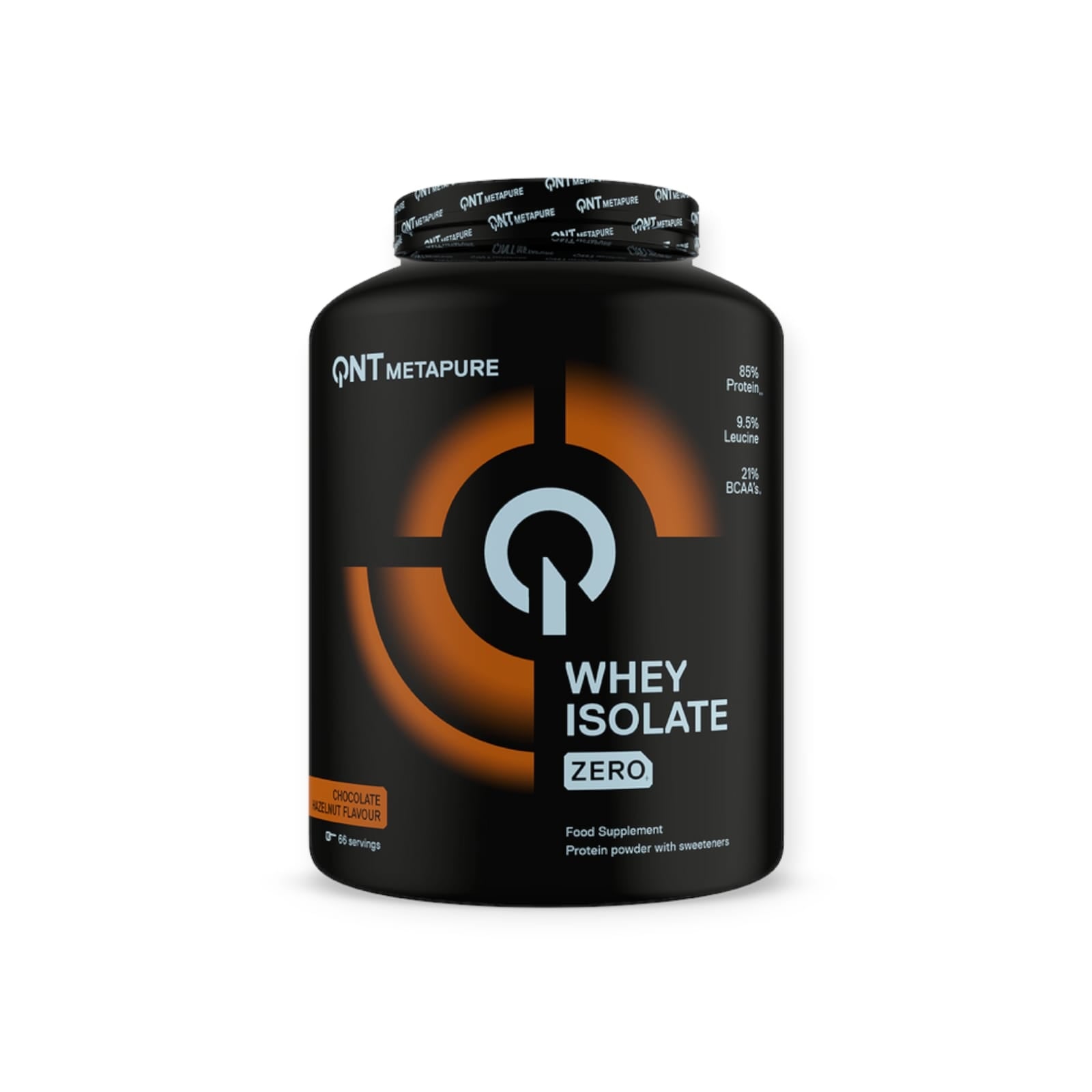 PROTEÍNA QNT METAPURE ISO WHEY ZERO CHOCOLATE HAZELNUT 2KG - 1