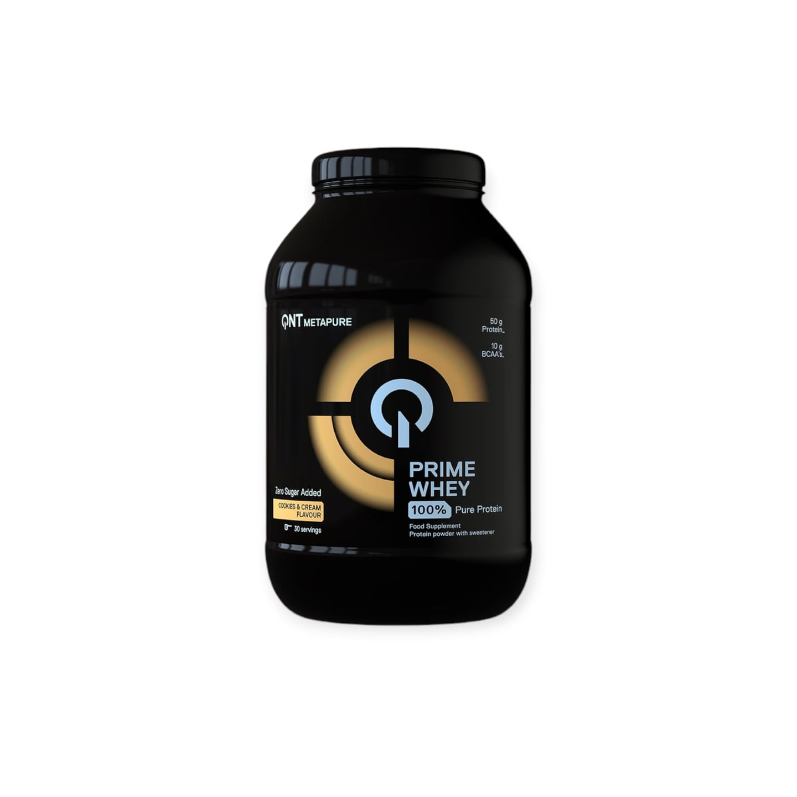 PROTEÍNA QNT PRIME WHEY COOKIES & CREAM 908GR - 1