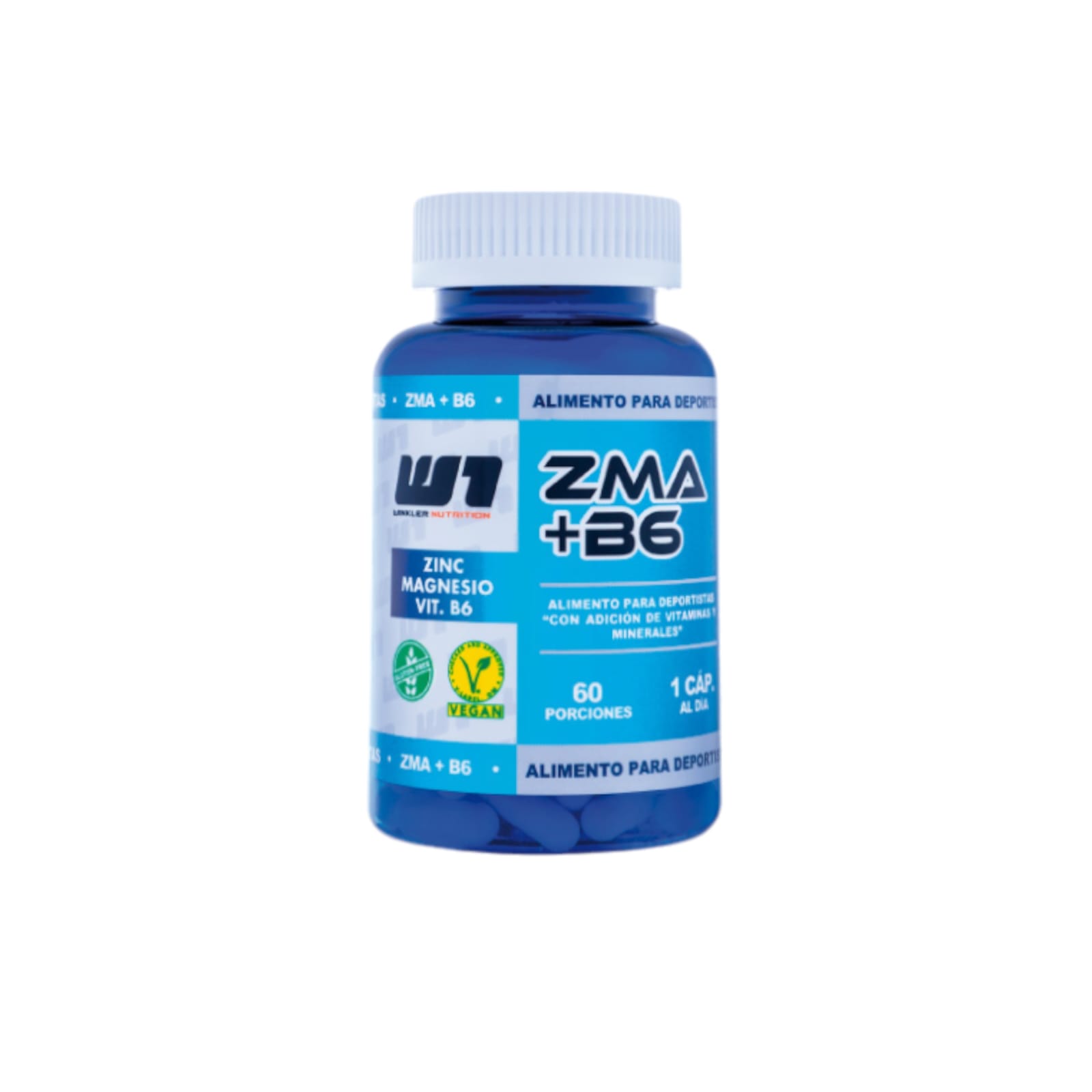 ZMA + B6 60 CAPSULAS - WINKLER NUTRITION - 1