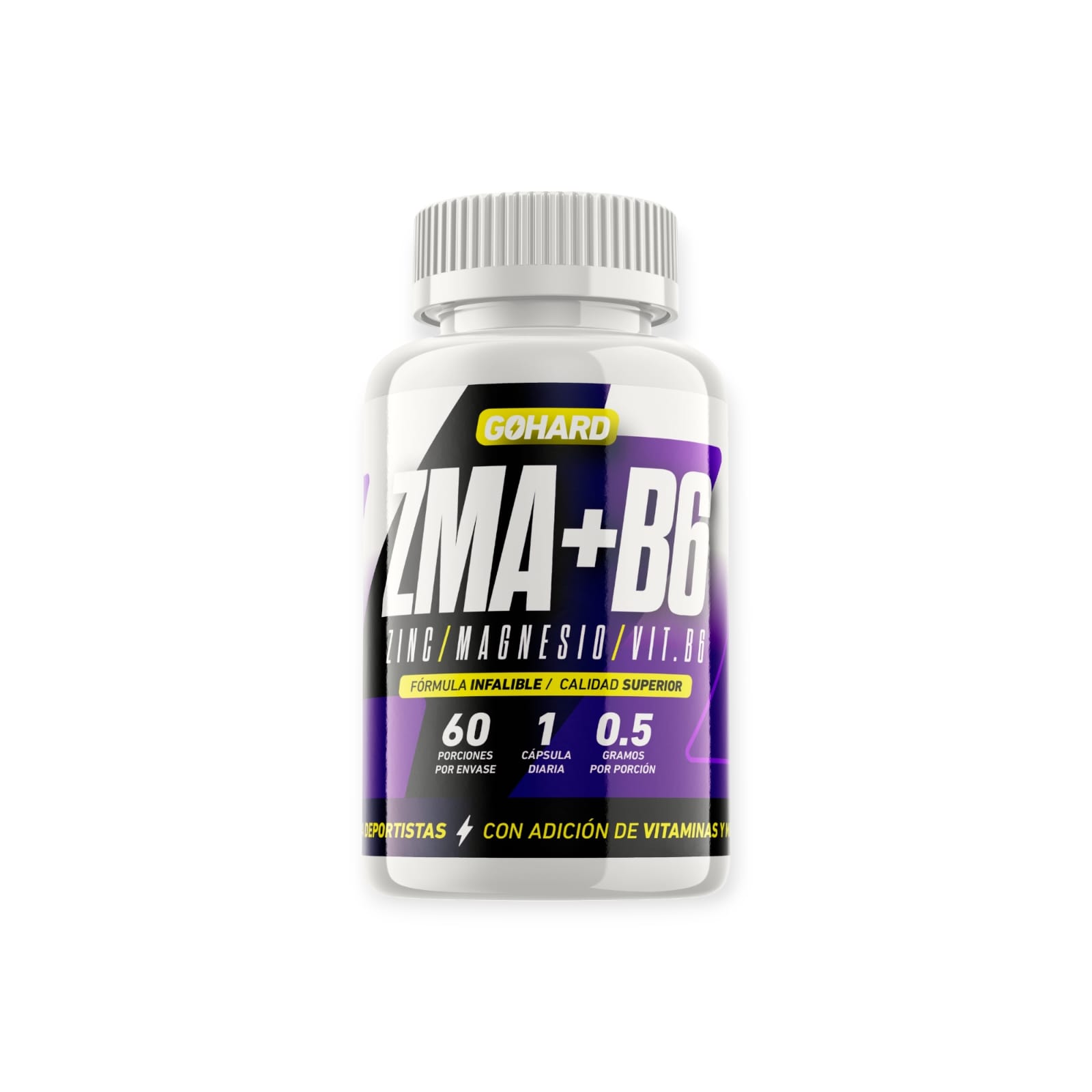 ZMA + B6 60 CAPSULAS - GOHARD - 1