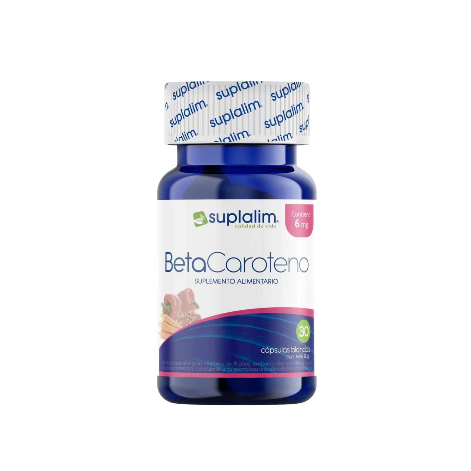 BETACAROTENO 30 CAPSULAS BLANDAS - SUPLALIM - 1