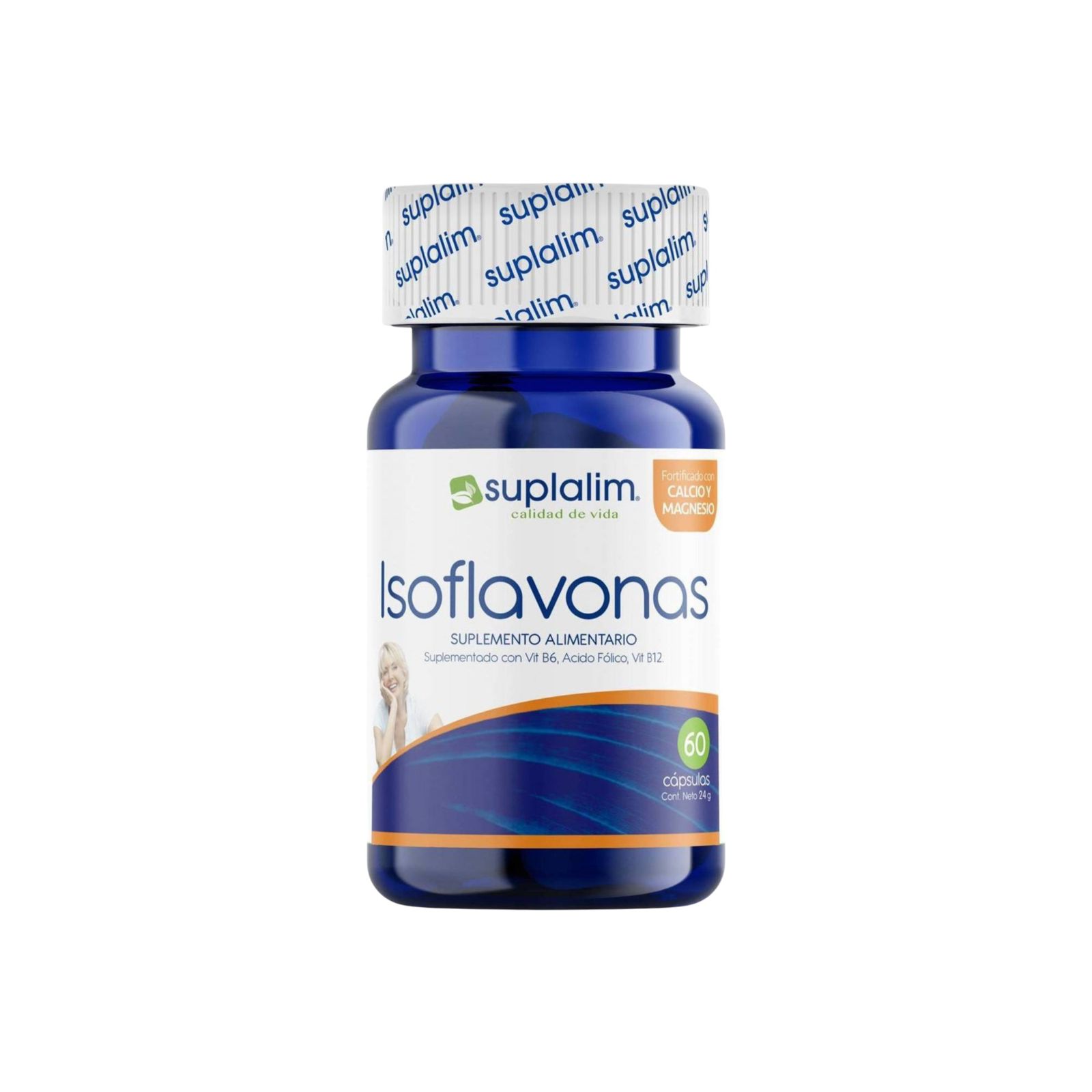 ISOFLAVONAS 60 CAPSULAS - SUPLALIM - 1