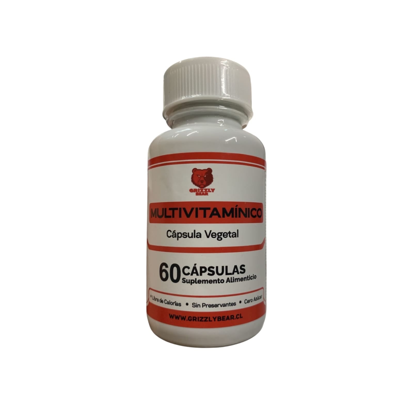 MULTIVITAMÍNICO GRIZZLY BEAR 60 CÁPSULAS - 1