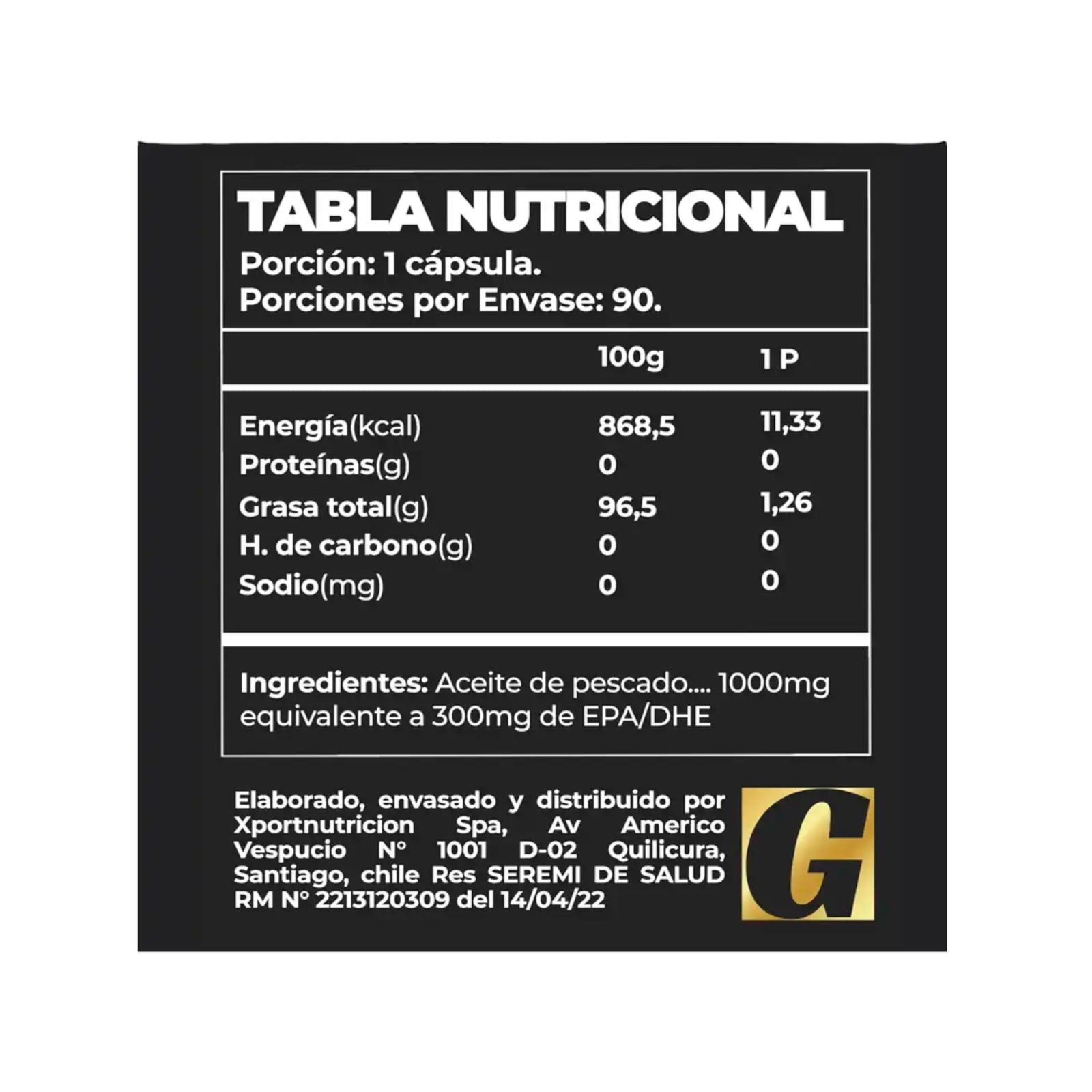 OMEGA 3 90 CAPSULAS - GREATLHETE - 2