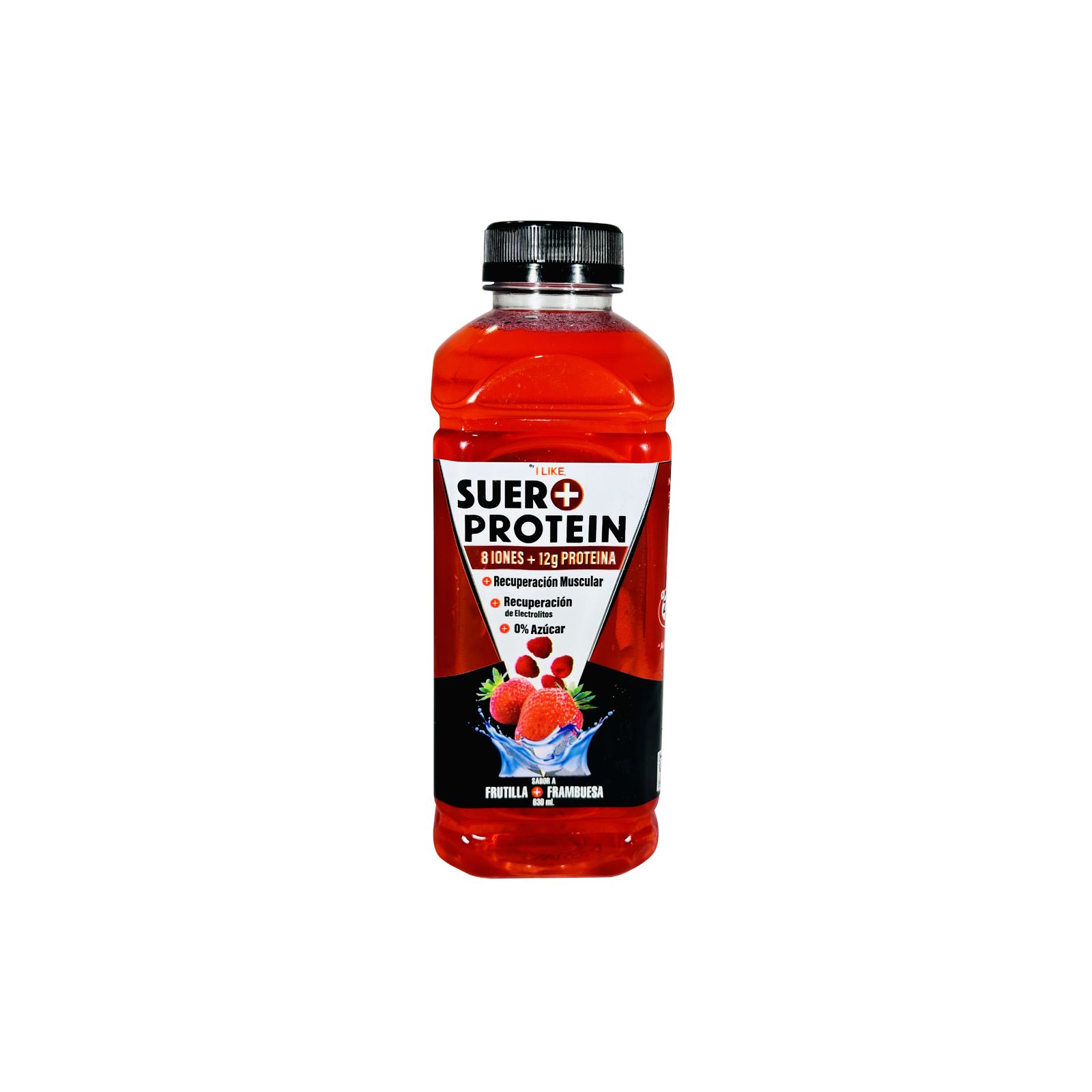 SUERO PROTEIN 8 IONES + 12G PROTEINA 630ML FRUTILLA FRAMBUESA - I LIKE - 1
