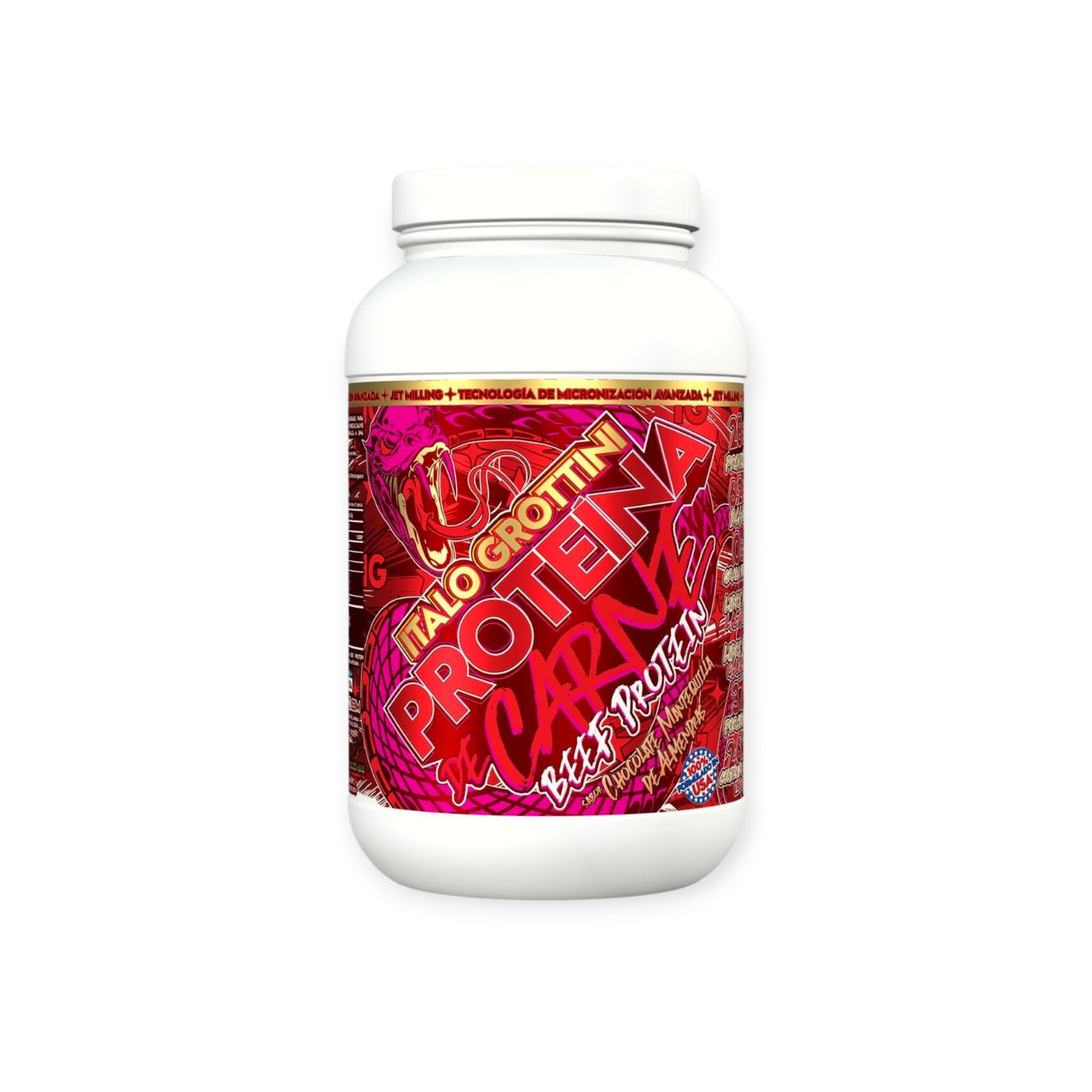 PROTEINA DE CARNE BEEF PROTEIN 37 SV 2.6LBS CHOCOLATE - ITALO GROTTINI - 2
