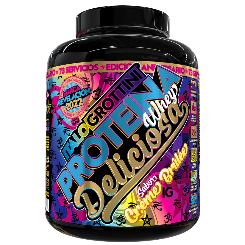 PROTEÍNA WHEY DELICIOSA 5,2 LIBRAS 73 SV CREME BRULEE - ITALO GROTTINI - 1