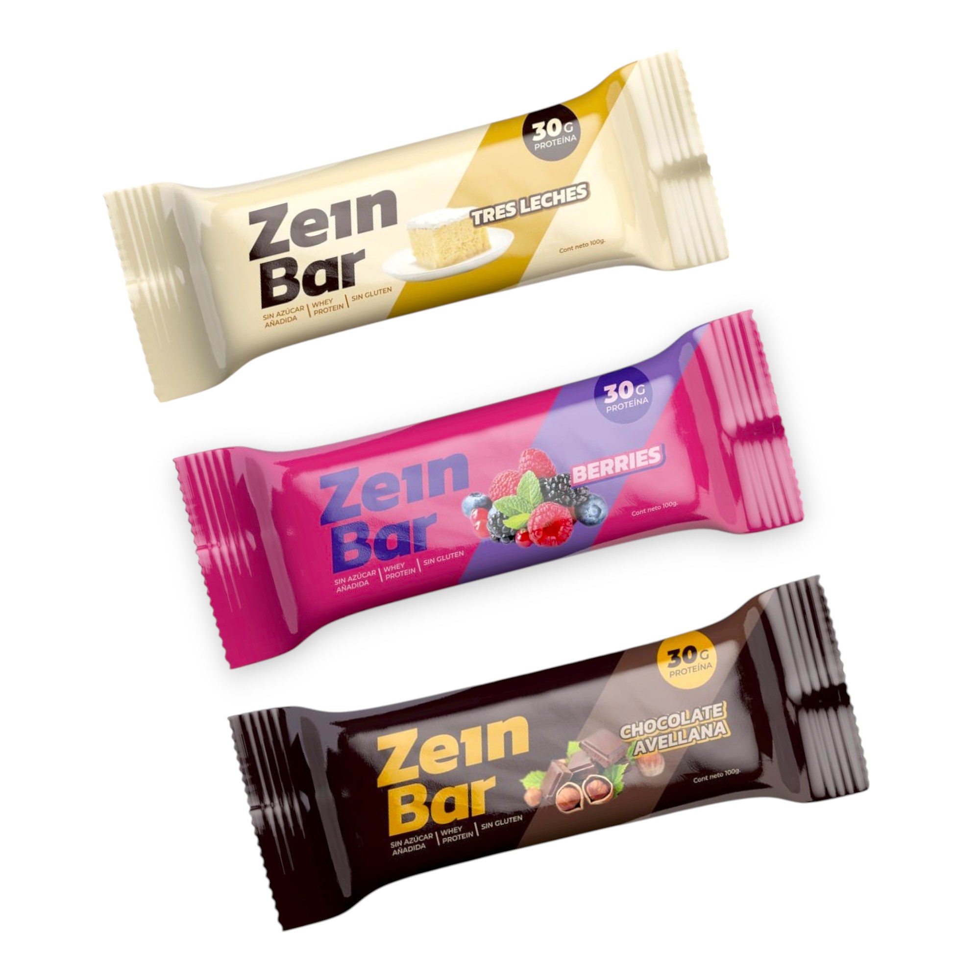 BOX DE 12 BARRAS DE PROTEINA ZEIN BAR TRES LECHES 100GR - ZEIN - 4
