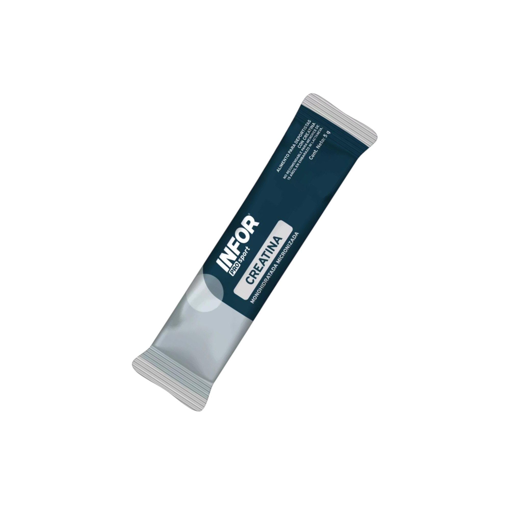 CREATINA MONOHIDRATADA 10 STICKS DE 5 GRAMOS SIN SABOR - INFOR - 2