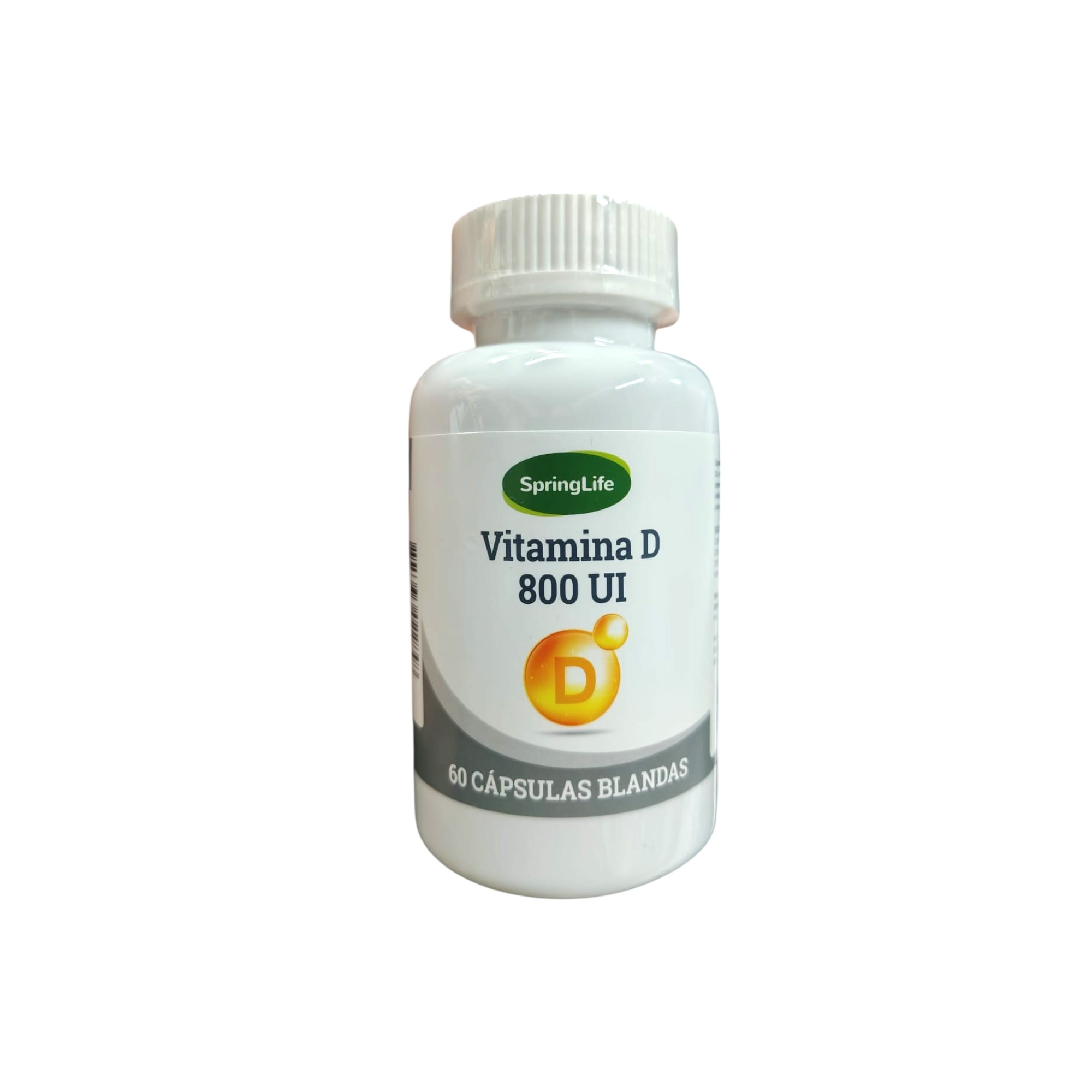 VITAMINA D 800 UI 60 CAPSULAS BLANDAS - SPRINGLIFE - 1