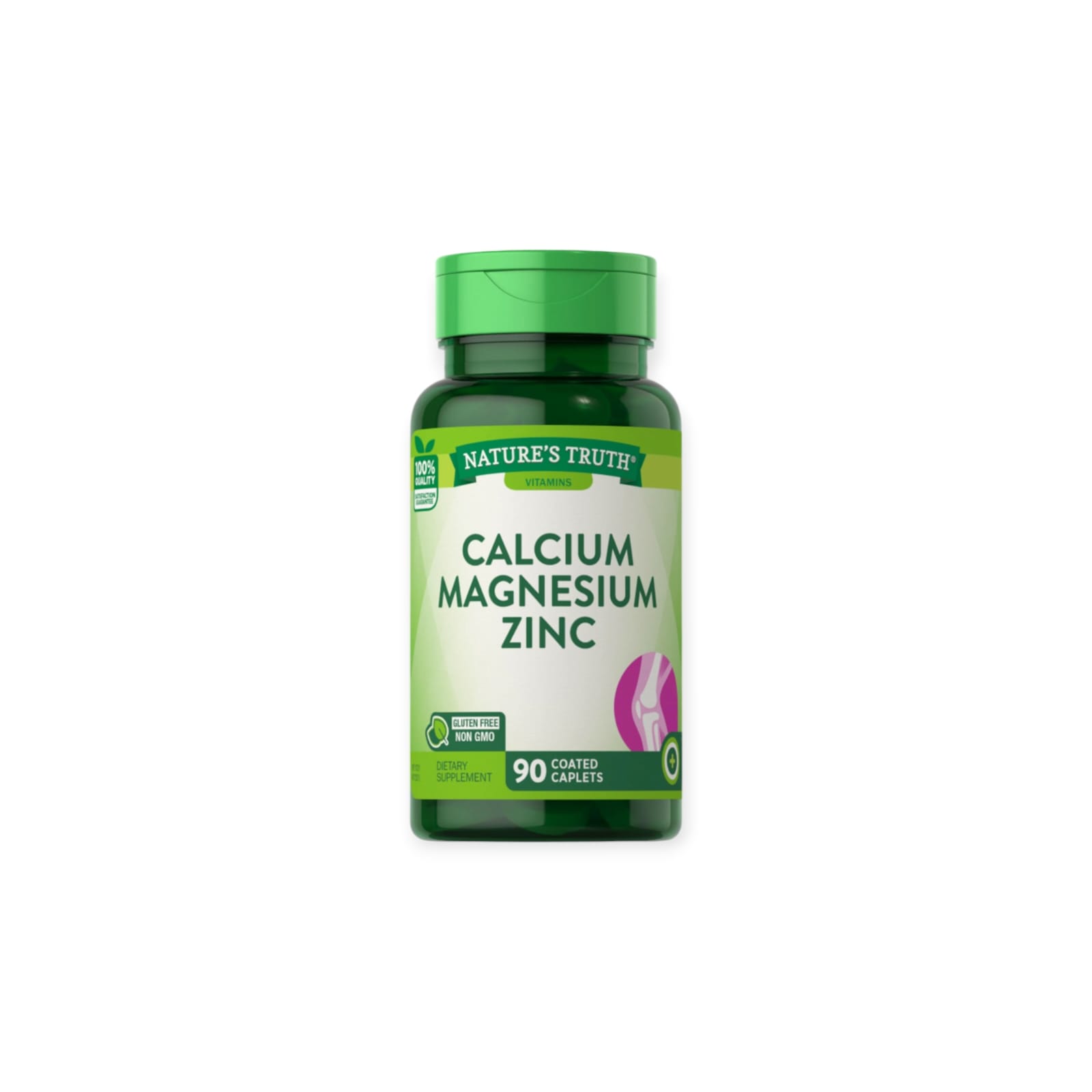 CALCIO MAGNESIO ZINC 90 CAPSULAS - NATURE'S TRUTH - 1