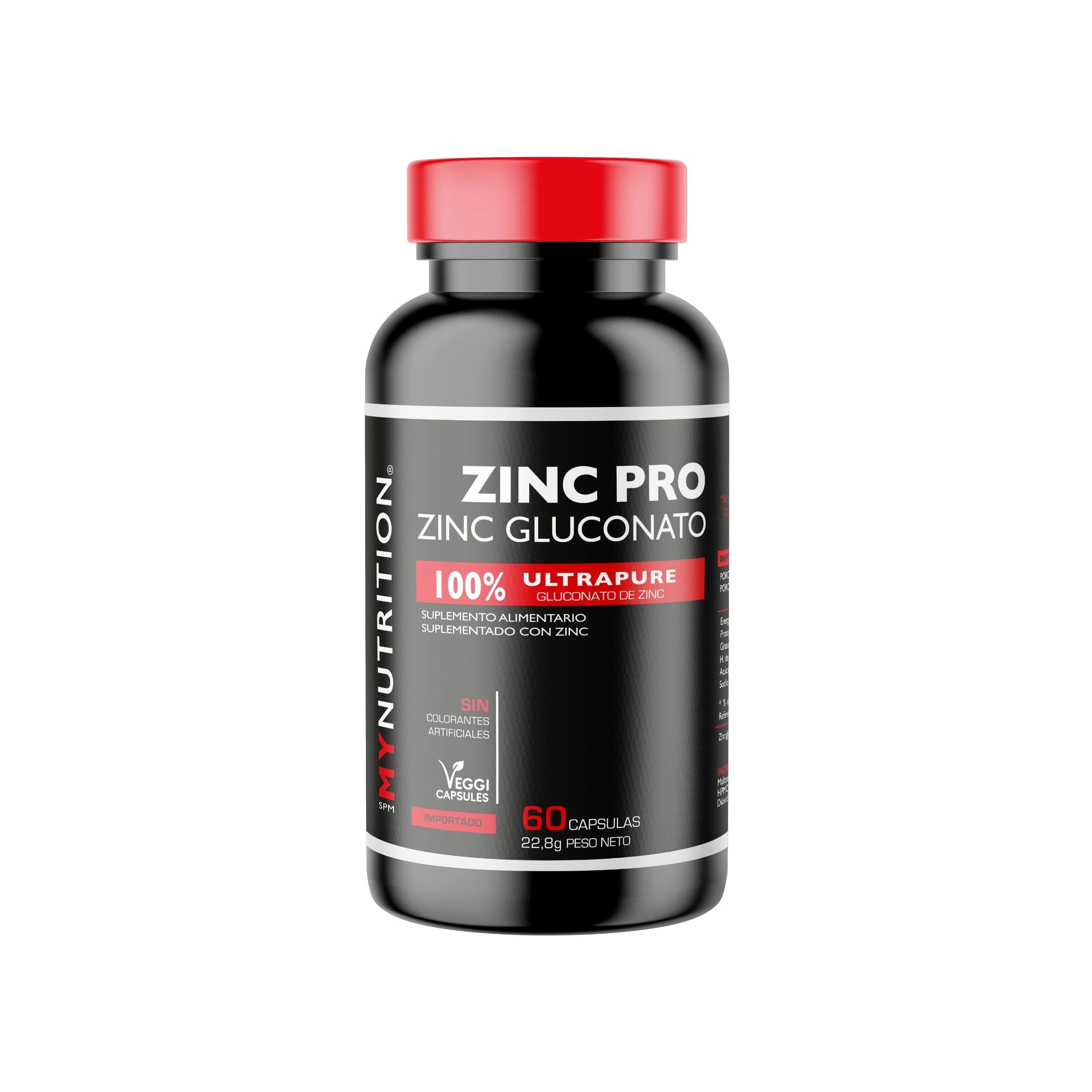 ZINC PRO 60 CAPSULAS - MY NUTRITION - 1