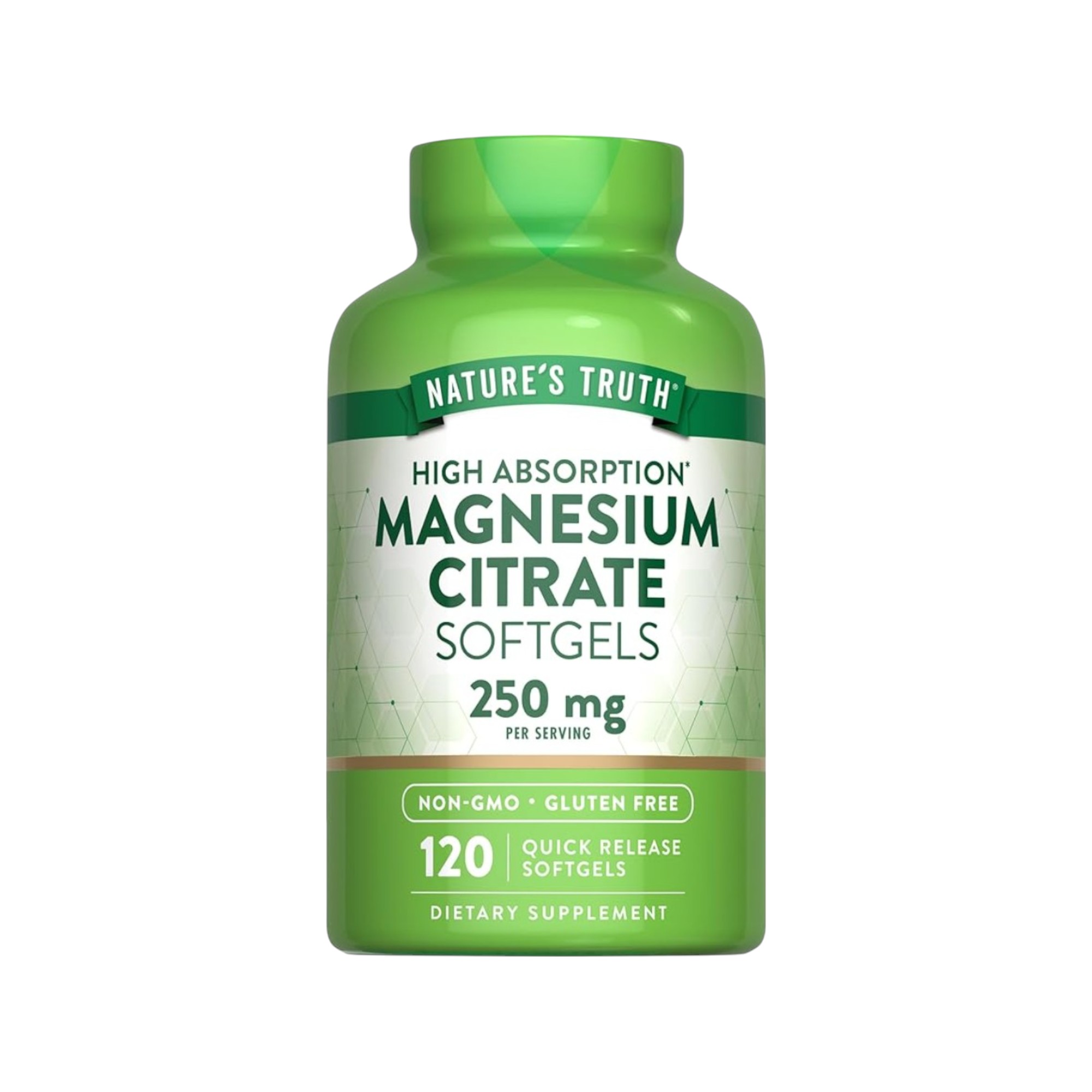 MAGNESIO CITRATO 250MG 60 SOFTGELS - NATURE'S TRUTH - 1