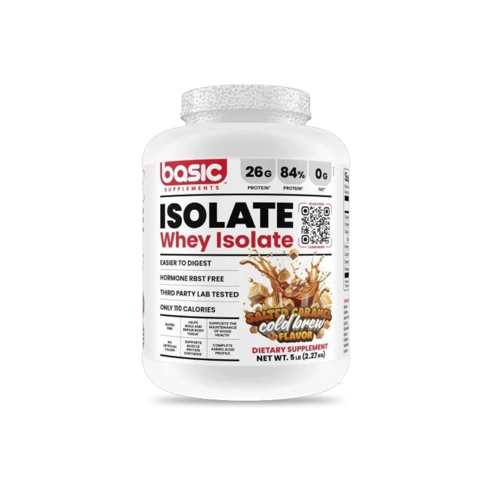 PROTEINA WHEY ISOLATE 5LBS SALTED CARAMEL COLD BREW - BASIC - 1