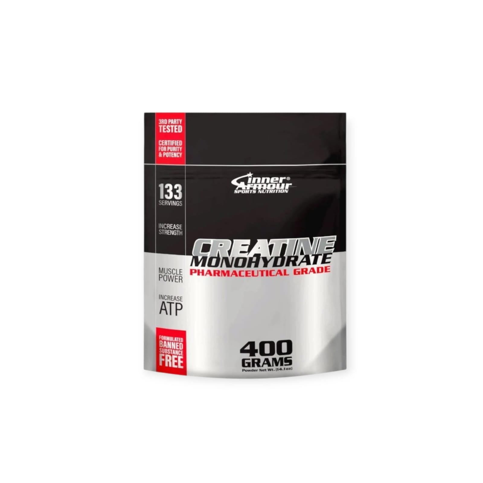 CREATINA MONOHIDRATADA 400GR 133 SV - INNER ARMOUR - 1