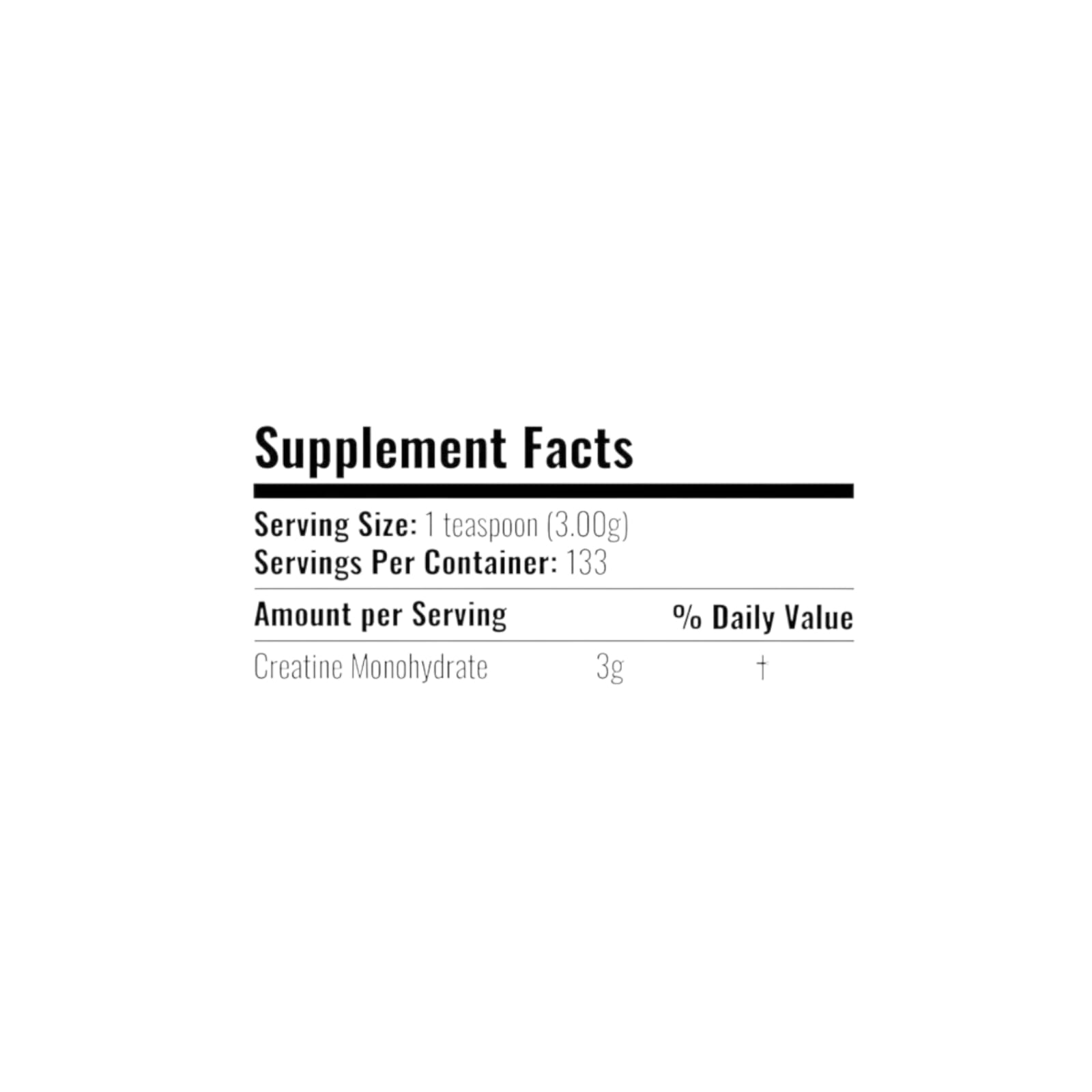 CREATINA MONOHIDRATADA 400GR 133 SV - INNER ARMOUR - 2