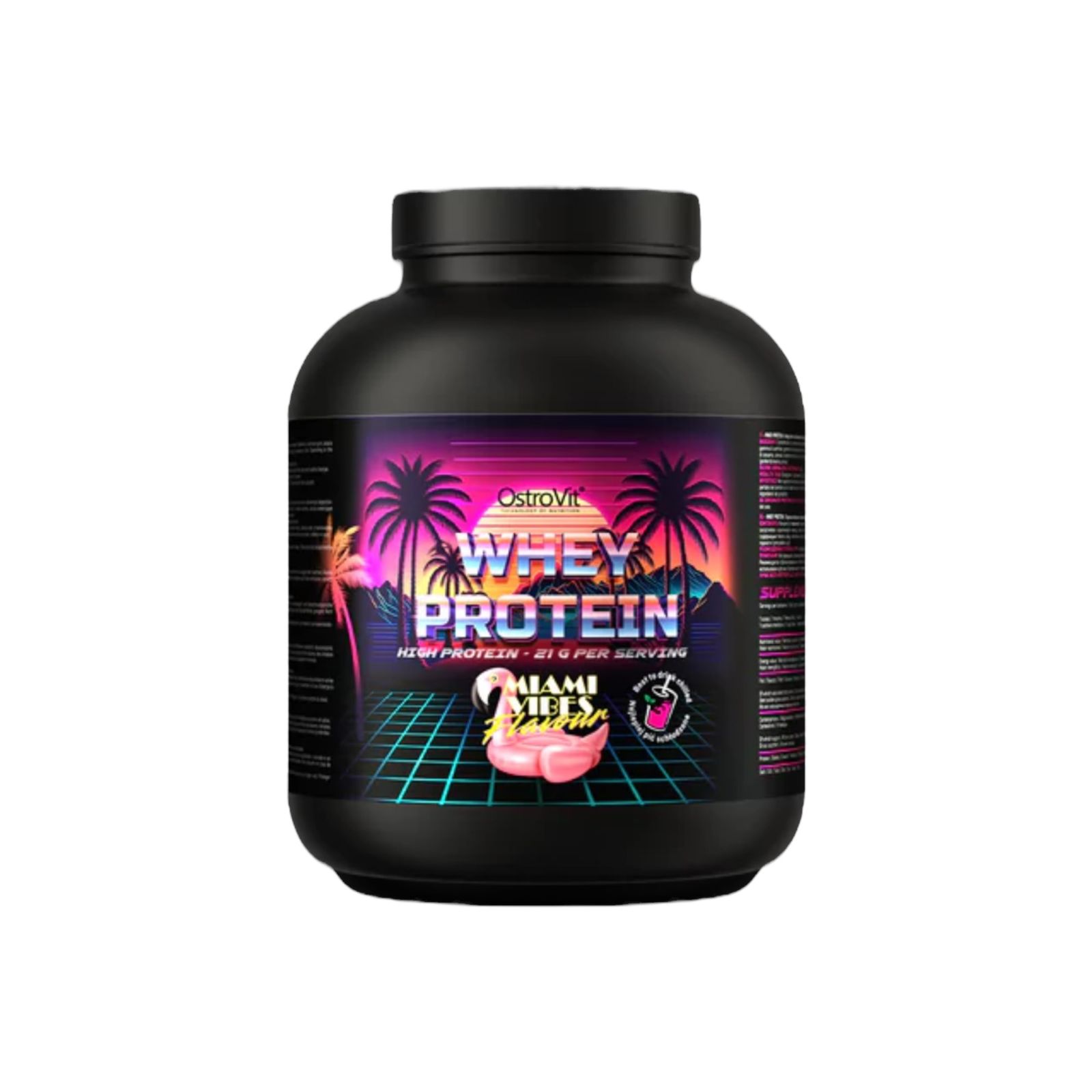 PROTEINA 100% WHEY PROTEIN 2000G 66 SV MIAMI VIBES - OSTROVIT - 1