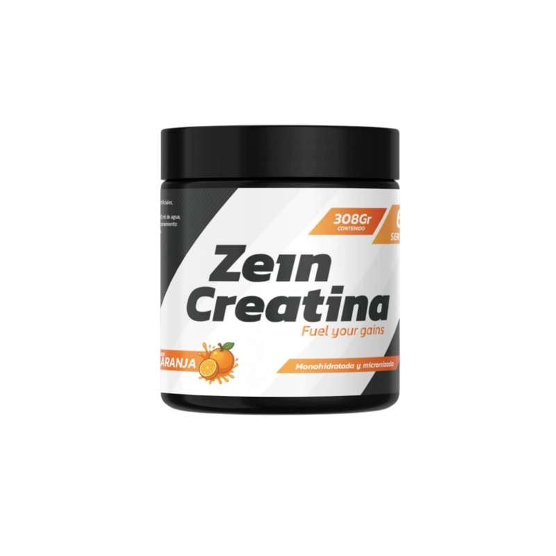 CREATINA MONOHIDRATADA Y MICRONIZADA 308GR NARANJA - ZEIN - 1