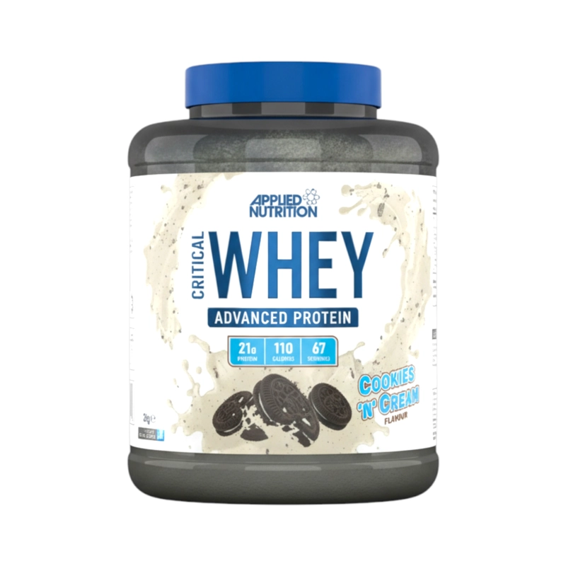 PROTEINA CRITICAL WHEY 2KG 67 SV COOKIES & CREAM - APPLIED NUTRITION - 1