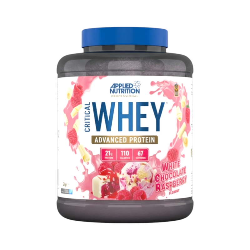 PROTEINA CRITICAL WHEY 2KG 67 SV WHITE CHOCOLATE RASPBERRY - APPLIED NUTRITION - 1