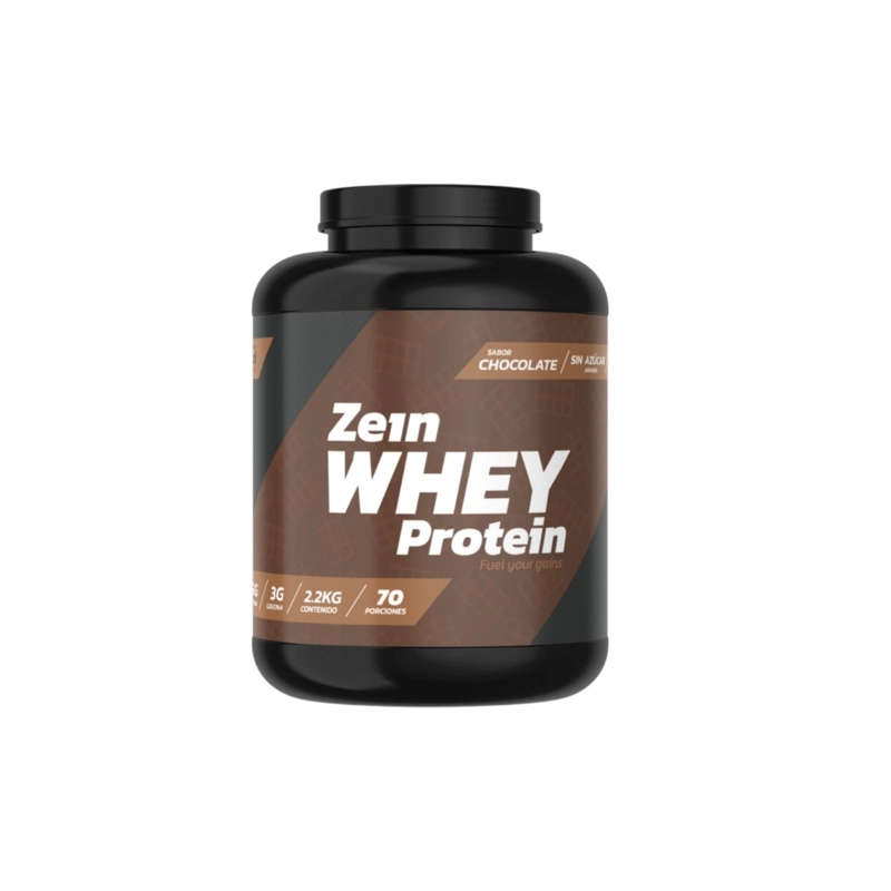 PROTEINA WHEY 2,2KG 70 PORCIONES CHOCOLATE - ZEIN - 1