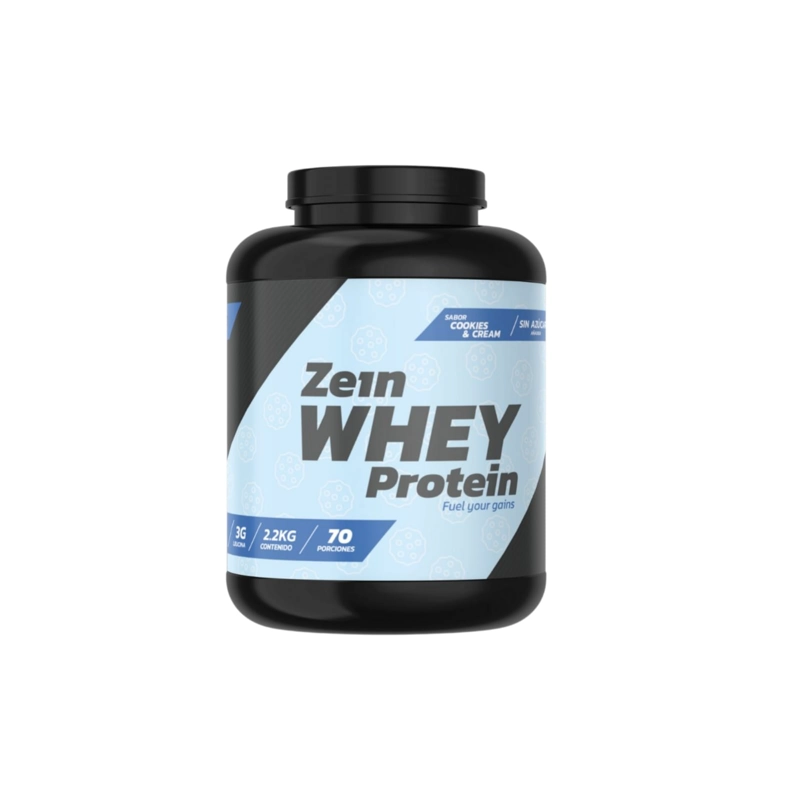PROTEINA WHEY 2,2KG 70 PORCIONES COOKIES AND CREAM - ZEIN - 1