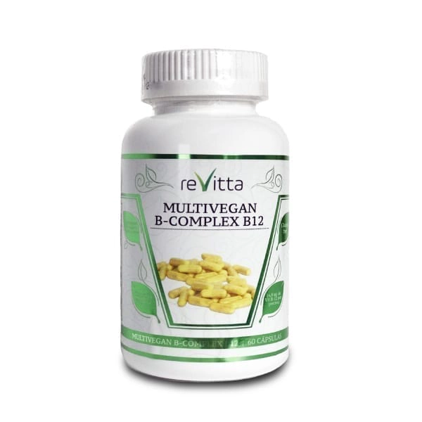 MULTIVITAMINICO VEGAN B-12 60 CAPSULAS - REVITTA - 1