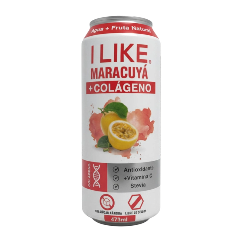 JUGO NATURAL + COLAGENO MARACUYA 473ML - I LIKE - 1