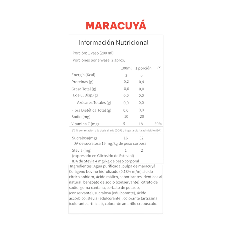 JUGO NATURAL + COLAGENO MARACUYA 473ML - I LIKE - 2