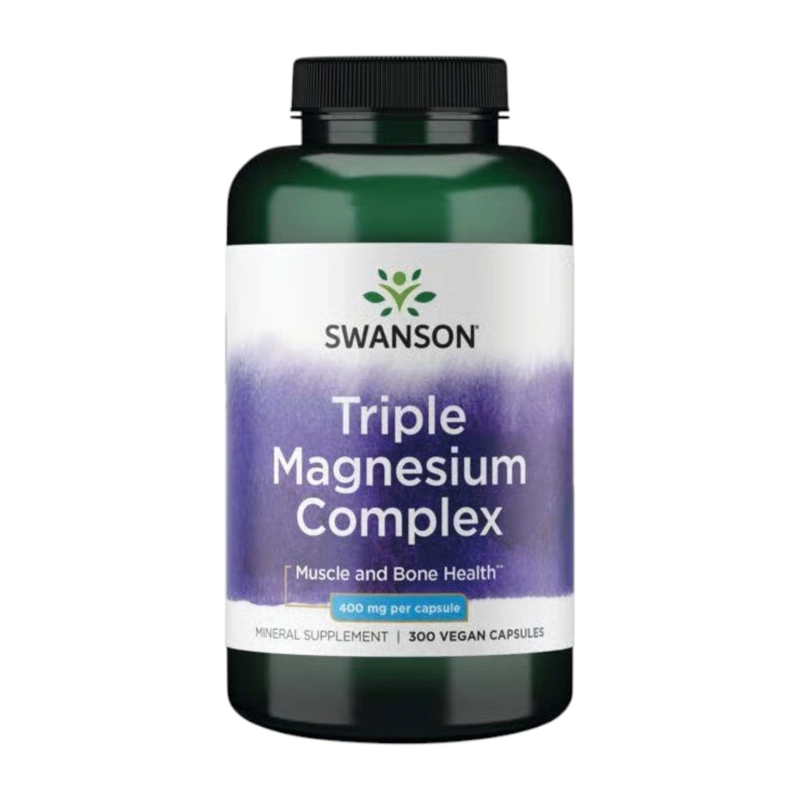 TRIPLE MAGNESIUM COMPLEX 400MG 300 CPS VEGANAS - SWANSON - 1