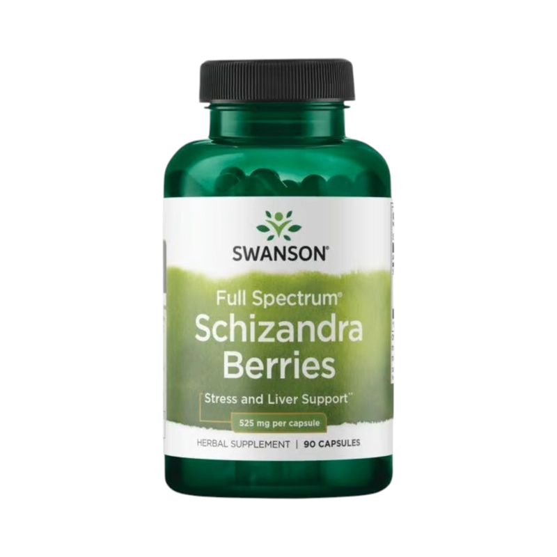 SCHIZANDRA BERRIES 525MG 90 CAPSULAS - SWANSON - 1