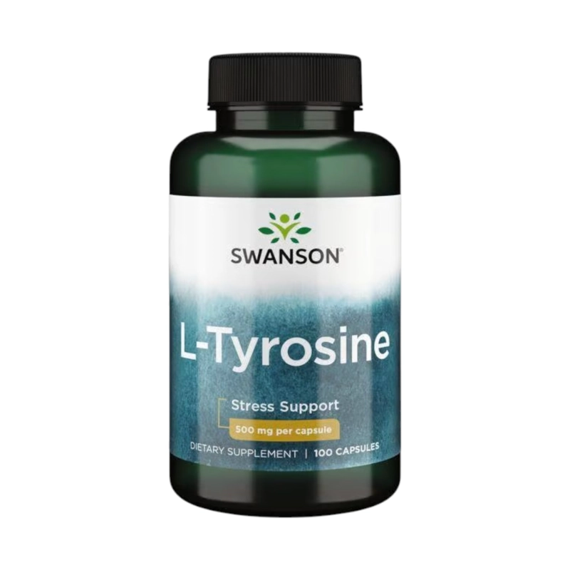 L-TYROSINE 500MG 100 CAPSULAS - SWANSON - 1