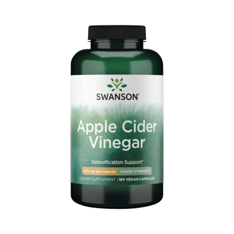 VINAGRE DE MANZANA 625MG 180 CAPSULAS VEGANAS - SWANSON - 1
