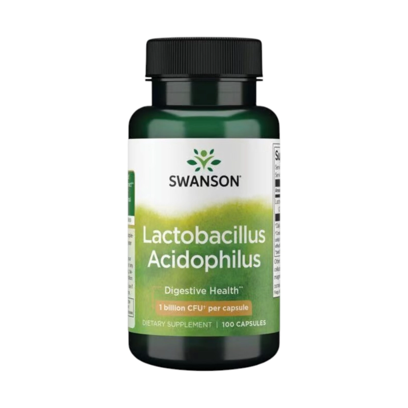 LACTOBACILLUS ACIDOPHILUS 1 BILLON CFU 100 CPS- SWANSON - 1