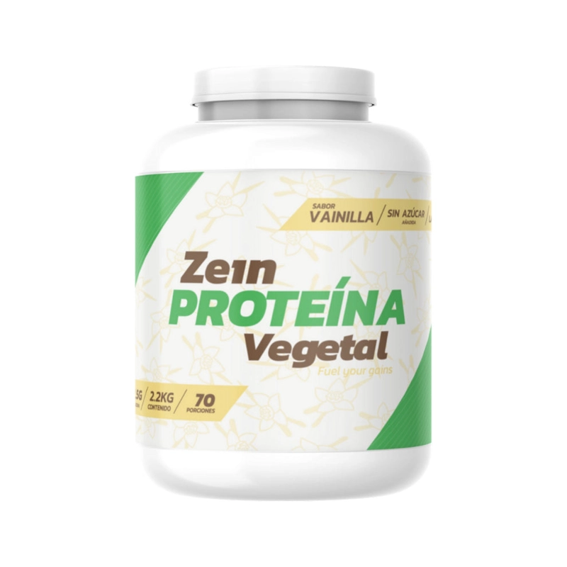 PROTEINA VEGETAL 2,2KG 70 PORCIONES VAINILLA - ZEIN - 1