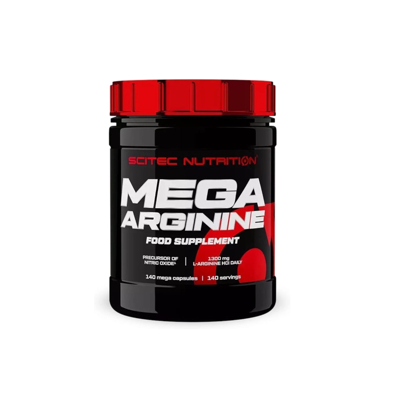MEGA ARGININA 1.300 MG.) 140 CAPSULAS - SCITEC NUTRITION - 1