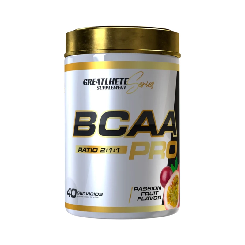 BCAA PRO 2:1:1 40 SERVICIOS PASSION FRUIT - GREATLHETE - 1