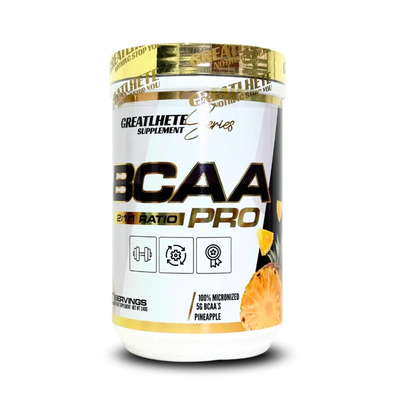 BCAA PRO 2:1:1 40 SERVICIOS PINEAPPLE JUICE- GREATLHETE